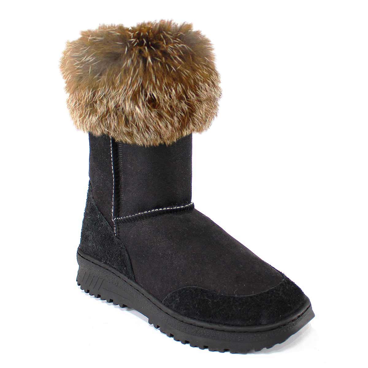 Bondi 3/4 Fox Black/Red - Sheepskins Downunder