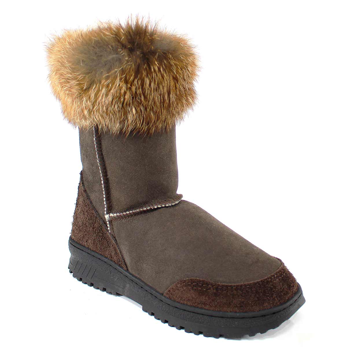 Bondi 3/4 Fox Chocolate - Sheepskins Downunder