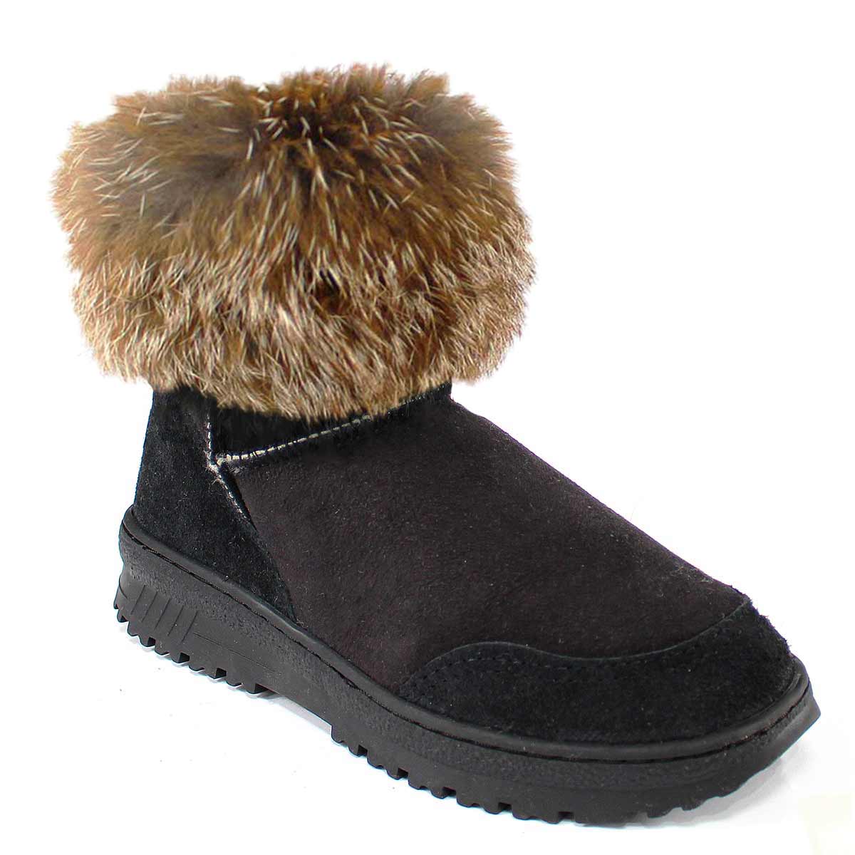 Bondi Mini Fox Black - Sheepskins Downunder