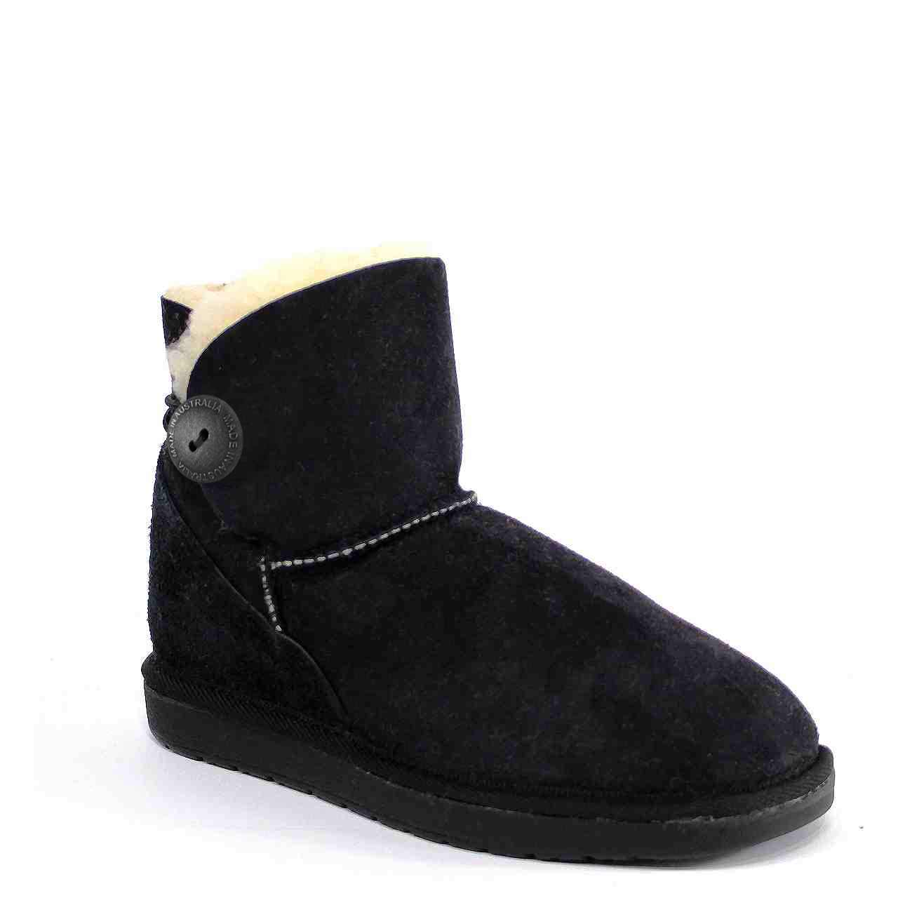 Brighton Mini Black - Sheepskins Downunder