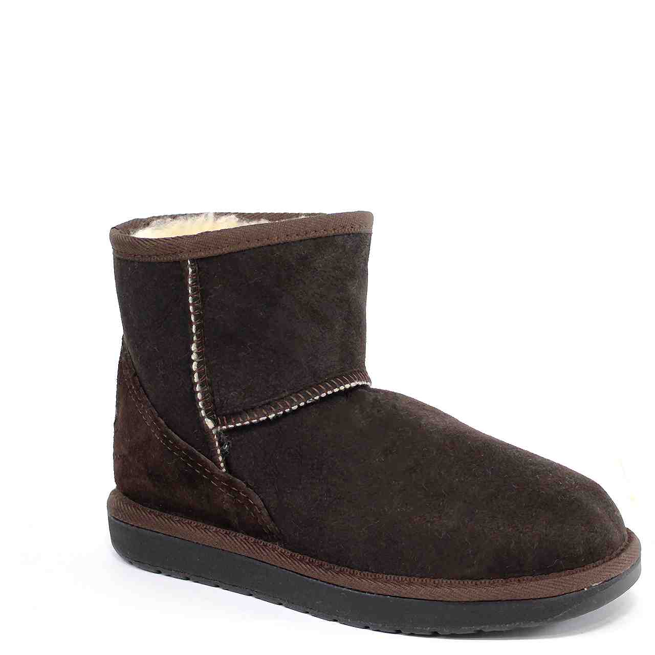 Classic Mini Chocolate Mens Sheepskins Downunder