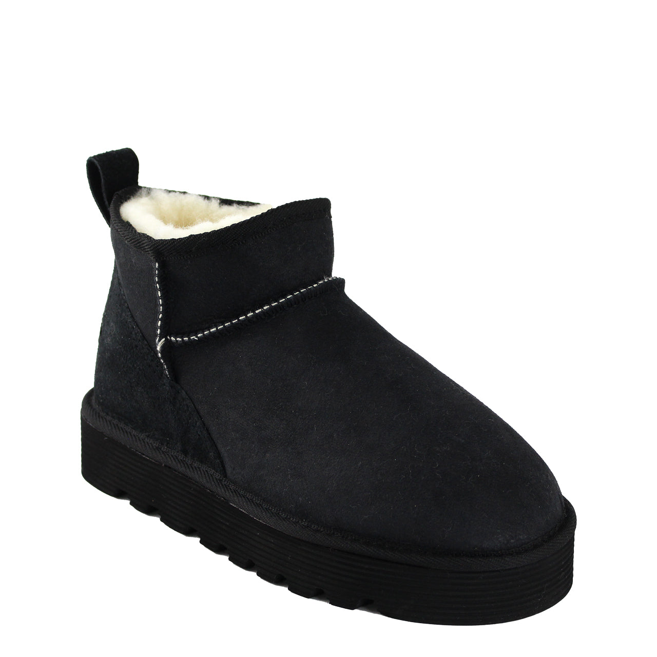 Platform Super Mini Black - Sheepskins Downunder