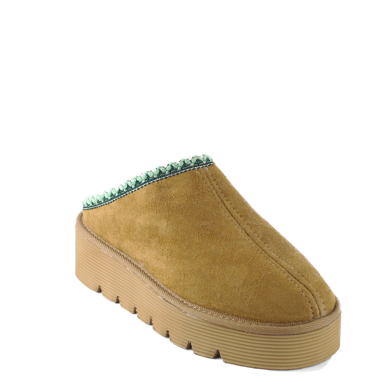 UGG store Tazz Suede Platform Slipper in Chestnut