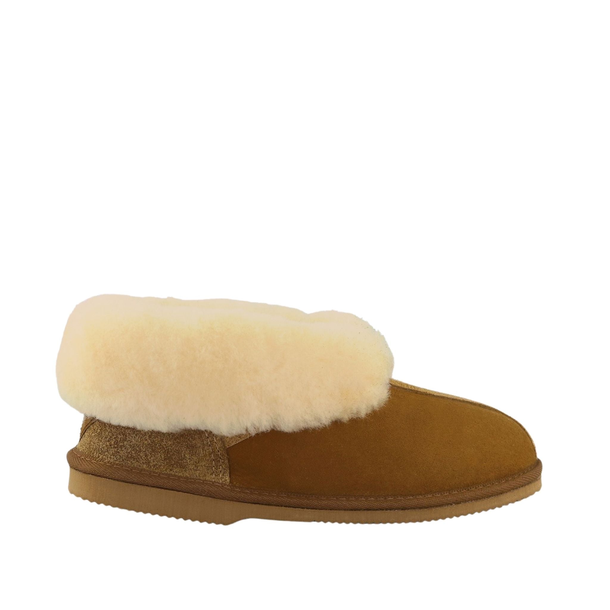 Sheepskins Downunder Classic Princess Chestnut Side Womens Australian Made Sheepskin UGG Slipper