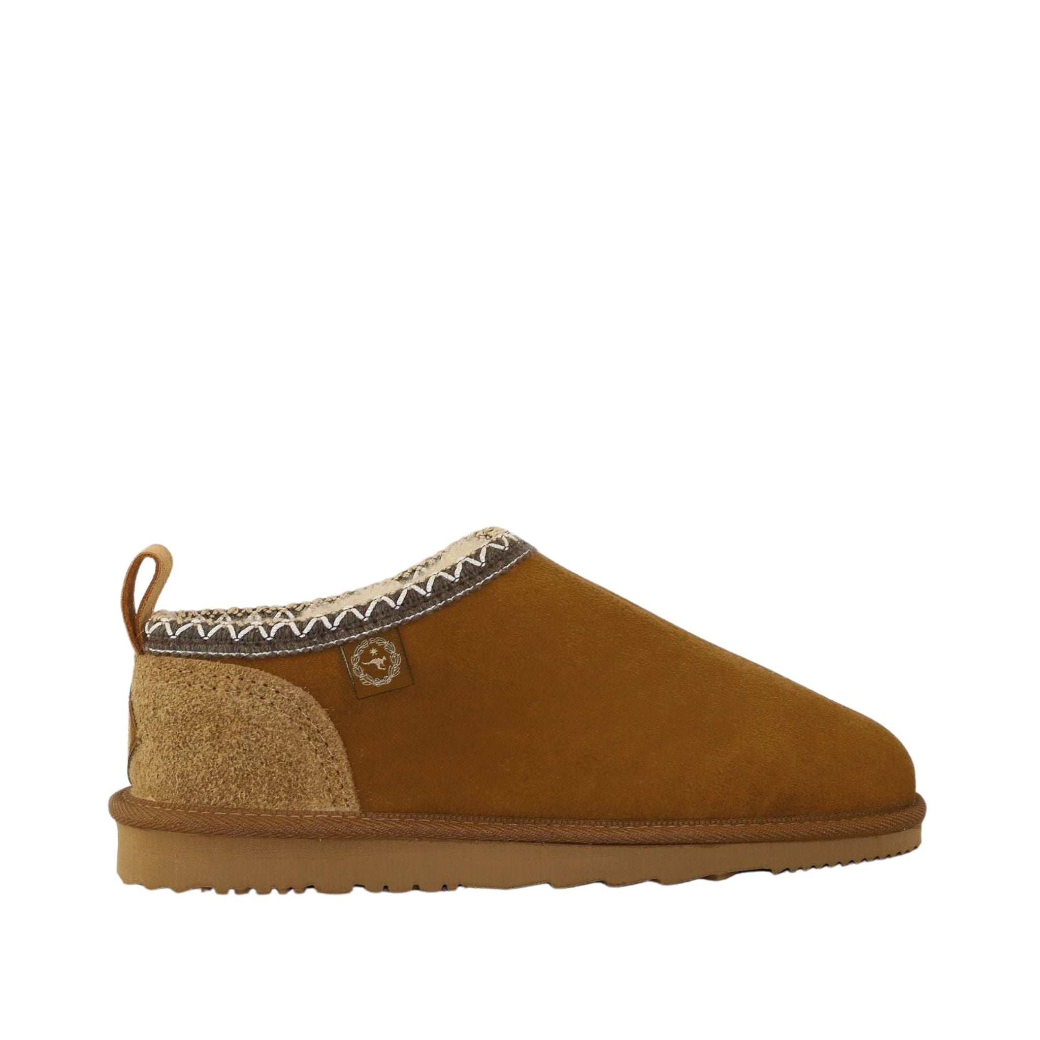 Sheepskins Downunder Classic Tasman Tazz Chestnut Chocolate Side Womens Australian Made Sheepskin UGG Slipper