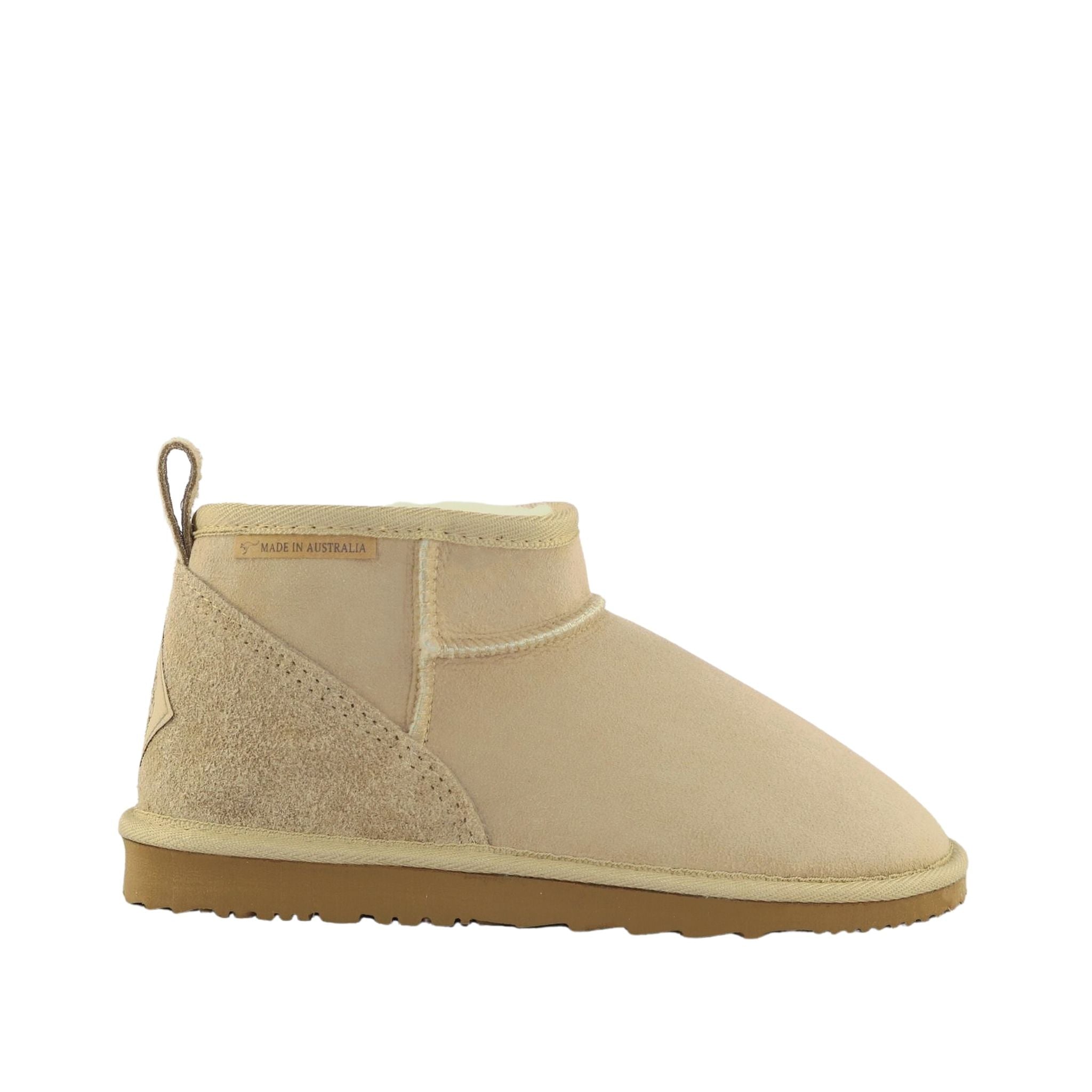 Sheepskins Downunder Classic Ultra Sand Side Womens Australian Made Sheepskin UGG Boot