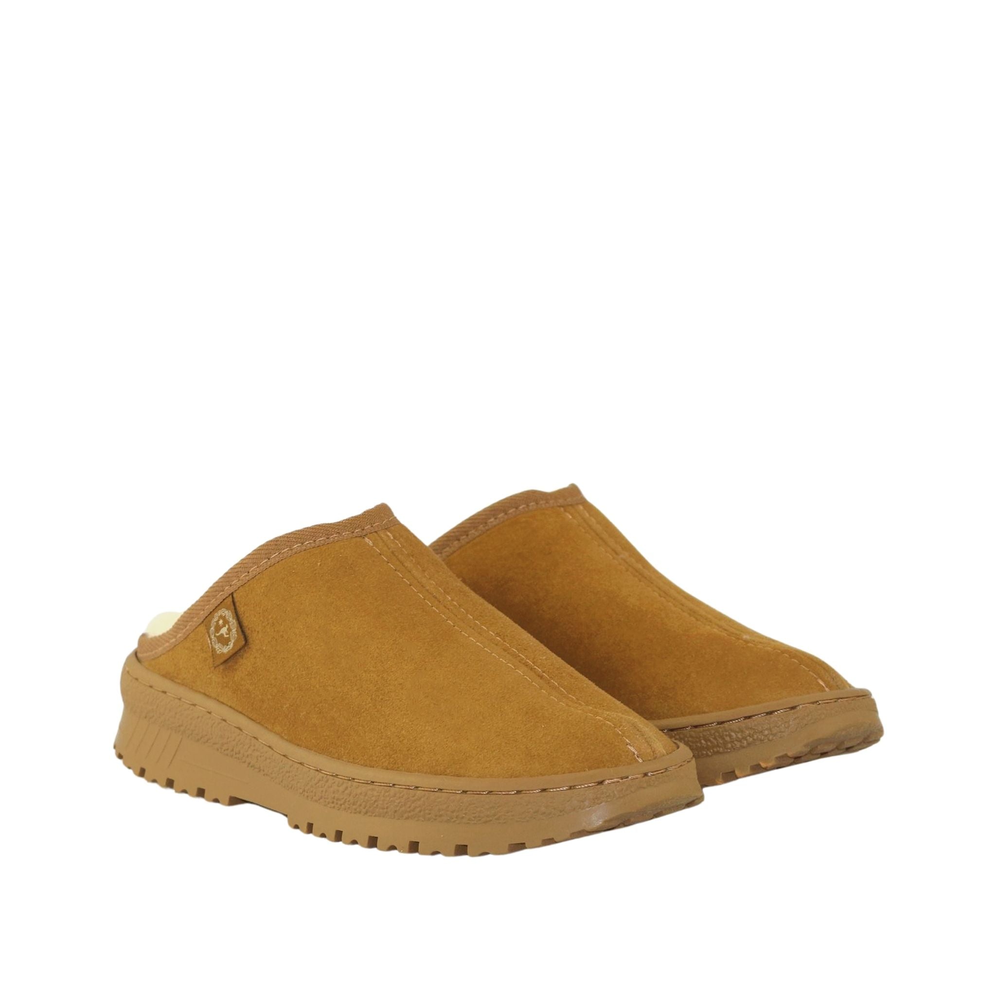 Sheepskins Downunder Luxury Bondi Bobi Chestnut Pairs Front Womens Australian Made Sheepskin UGG Slipper