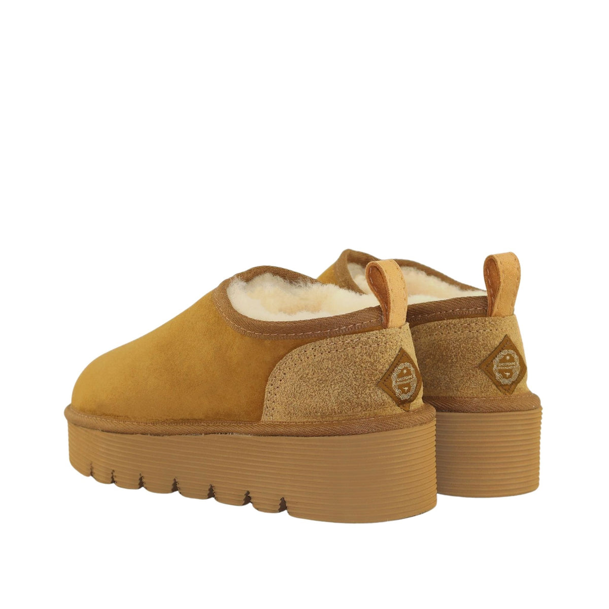 UGG Men’s Platform Slip-On Boot in Chestnut Tan Mav Slipper Uggs | Modern Sheepskin Slip-On Slippers main image 3