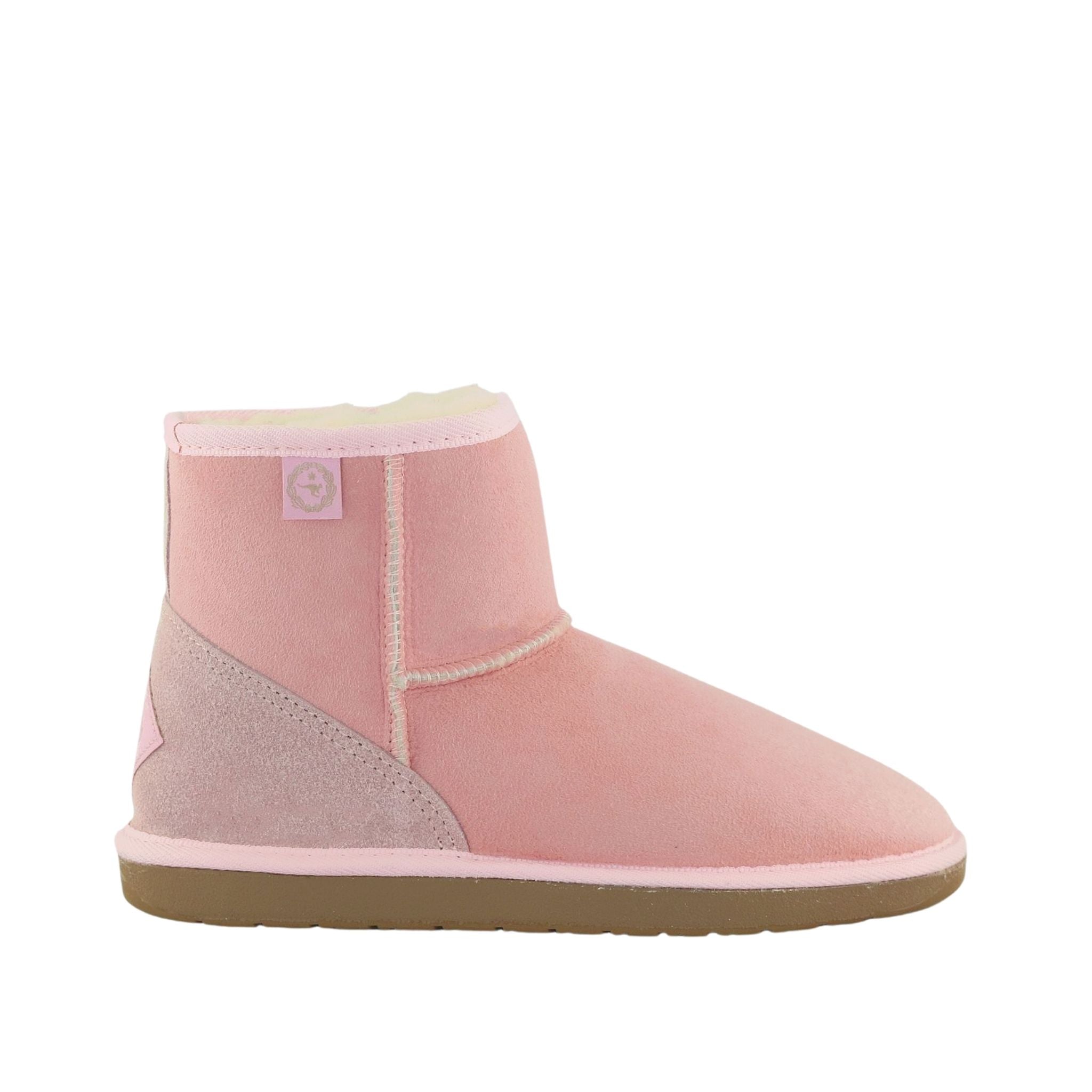 Sheepskins Downunder Premium Mini Pink Side Womens Australian Made Sheepskin UGG Boot
