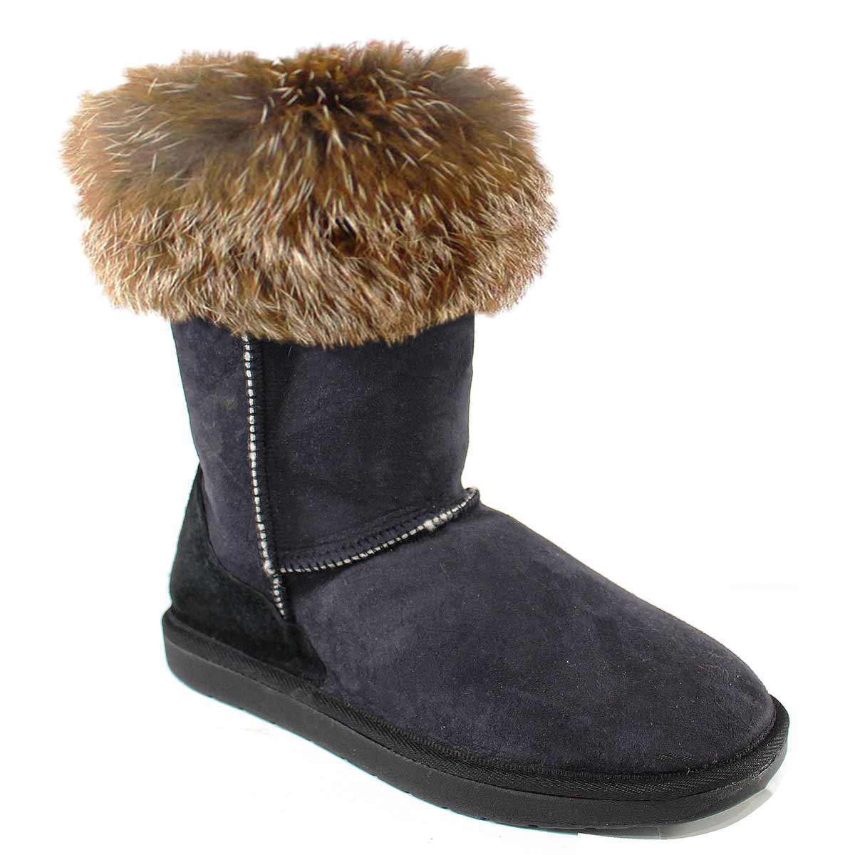 Tidal 3/4 Fox Black - Sheepskins Downunder