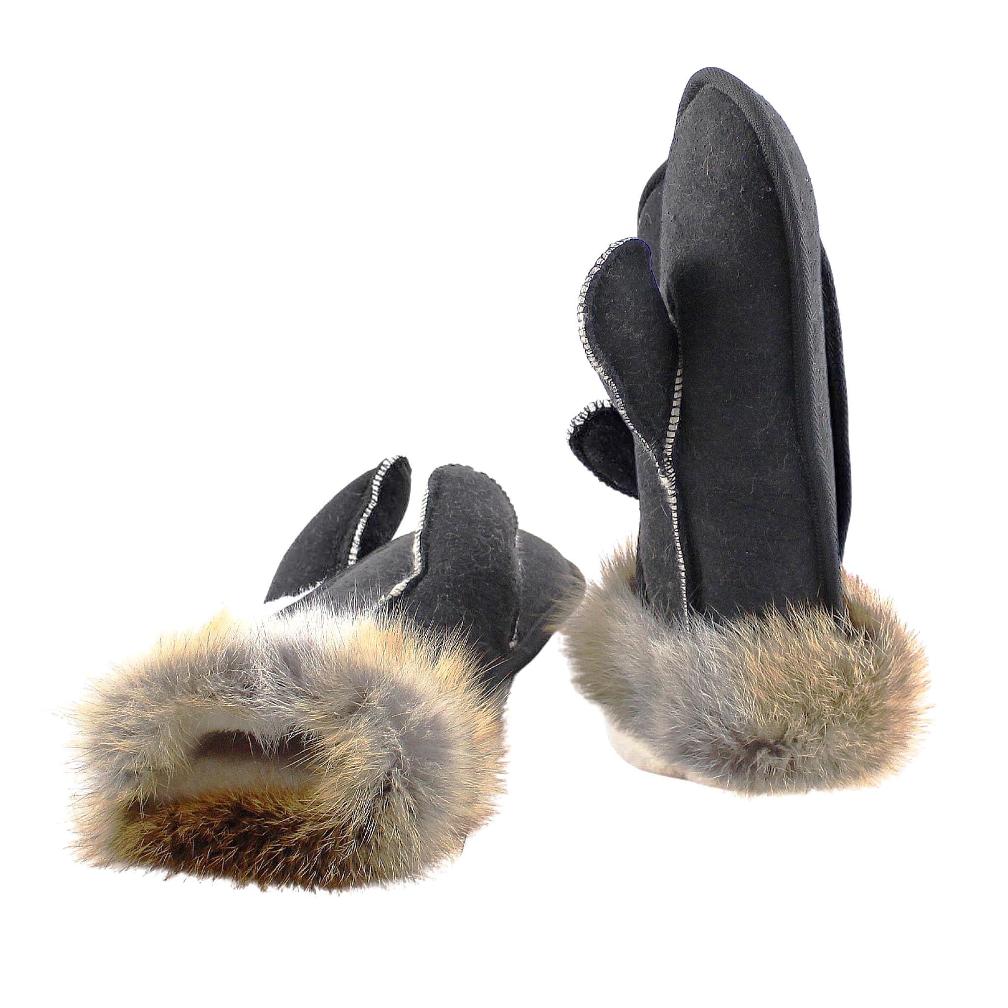 Mittens Fox Black