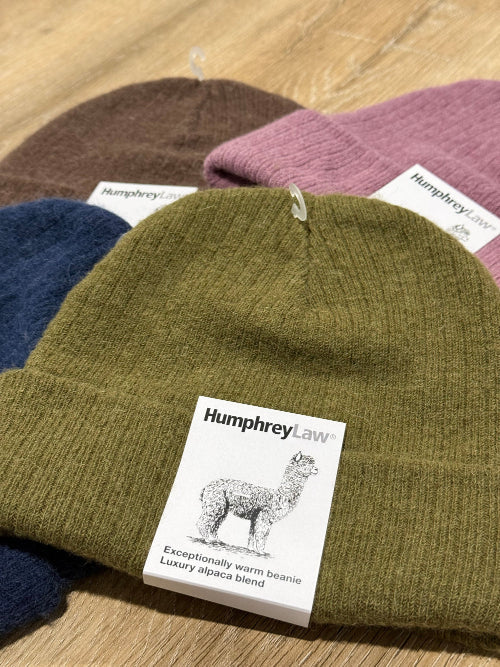 Hat Beanie Alpaca & Wool | Denim | Humphrey Law
