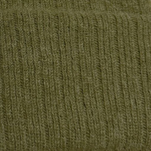 Hat Beanie Alpaca and Wool in Sage texture by Humphrey Law, Australian made