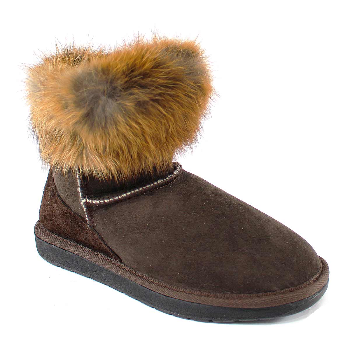 Mini Fox Chocolate - Sheepskins Downunder