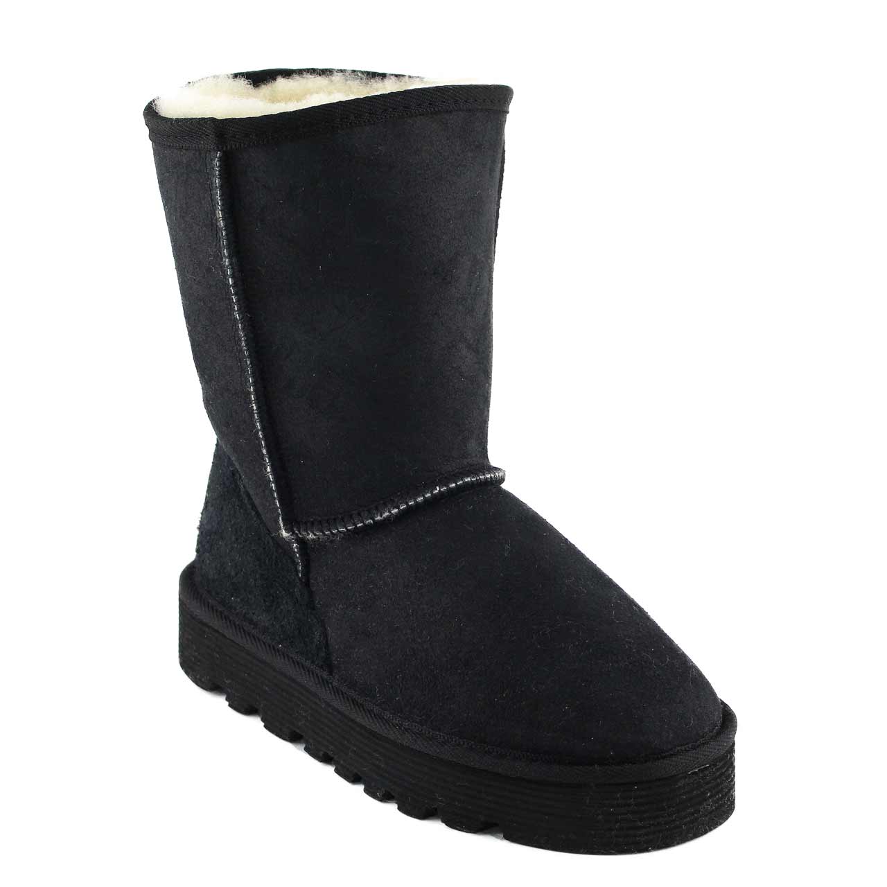 Platform 3/4 Black - Sheepskins Downunder