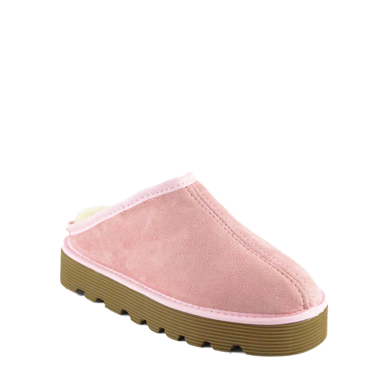 Platform Scuff Pink – Sheepskins Downunder