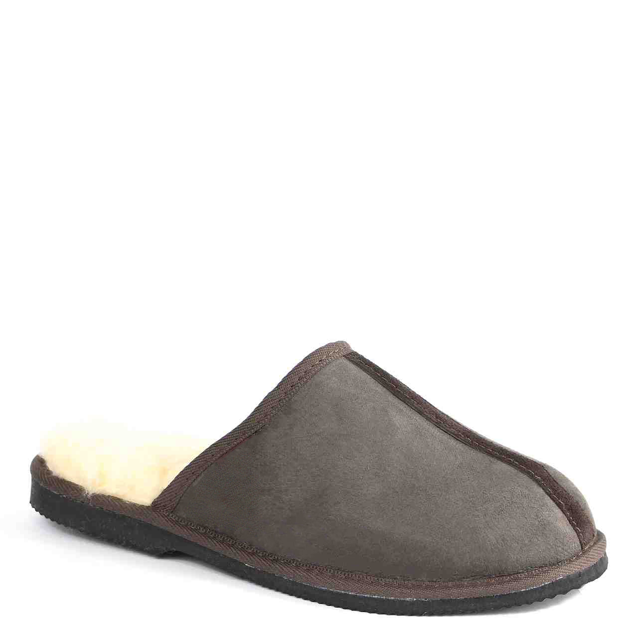 Scuffs Ian Chocolate Womens 5 to 11 Sheepskins Downunder