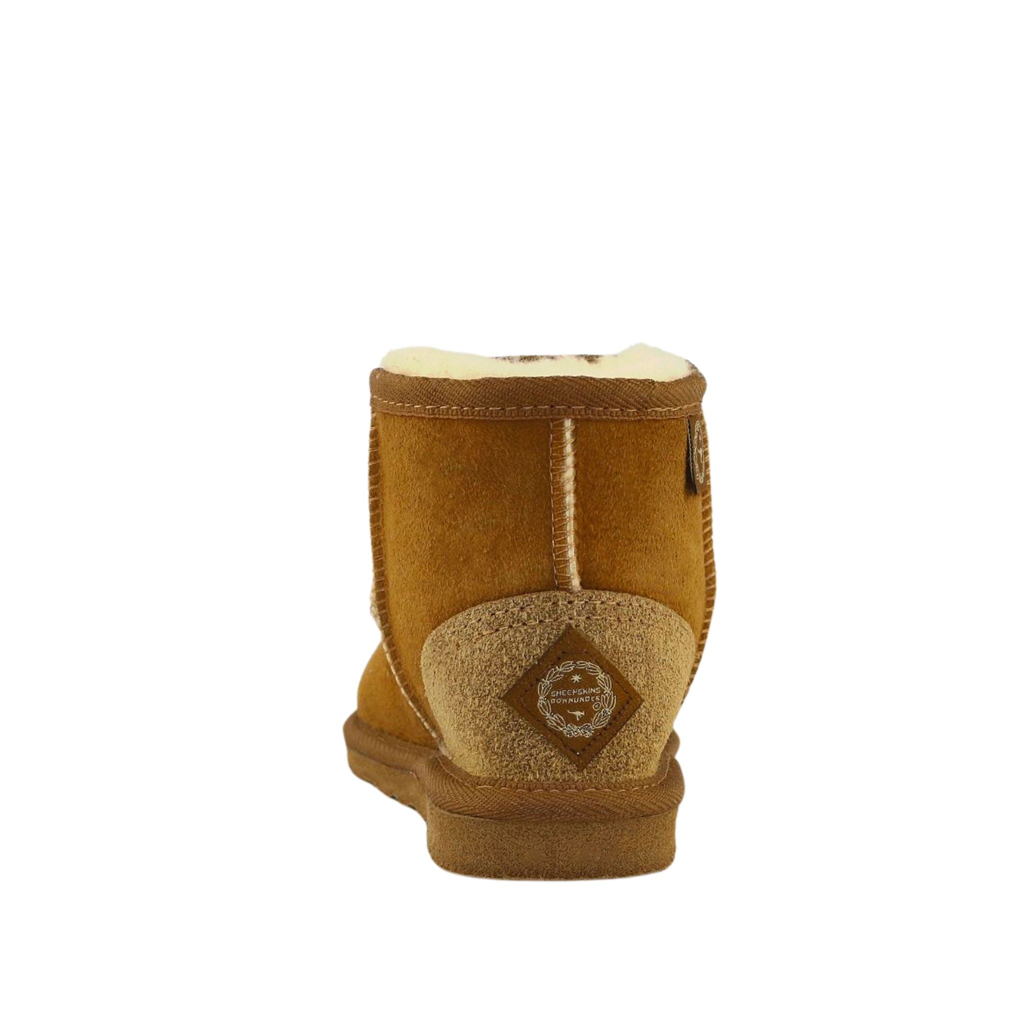 Sheepskins Downunder Childrens Mini Chestnut Back Australian Made Sheepskin UGG Boot
