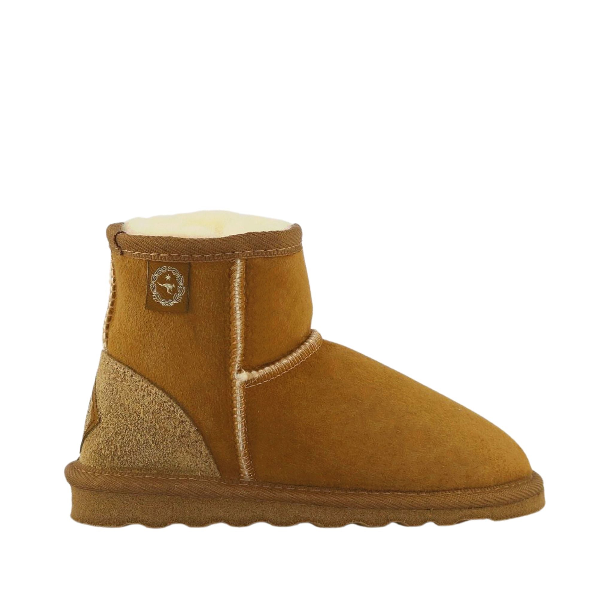 Sheepskins Downunder Childrens Mini Chestnut Side Australian Made Sheepskin UGG Boot