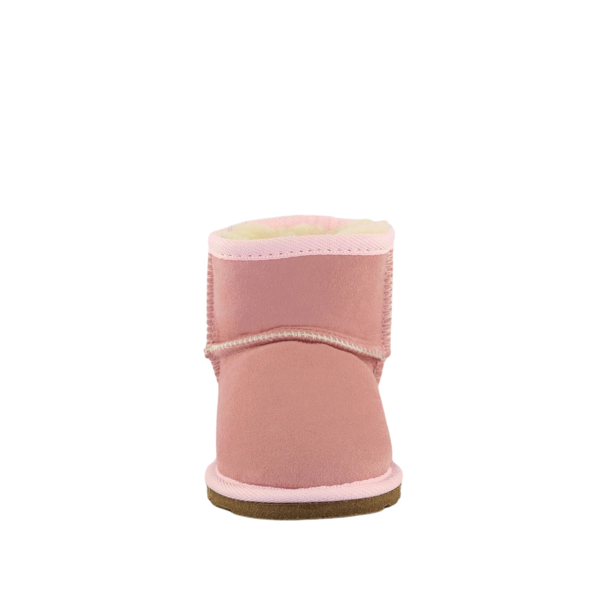 Sheepskins Downunder Childrens Mini Pink Front Australian Made Sheepskin UGG Boot