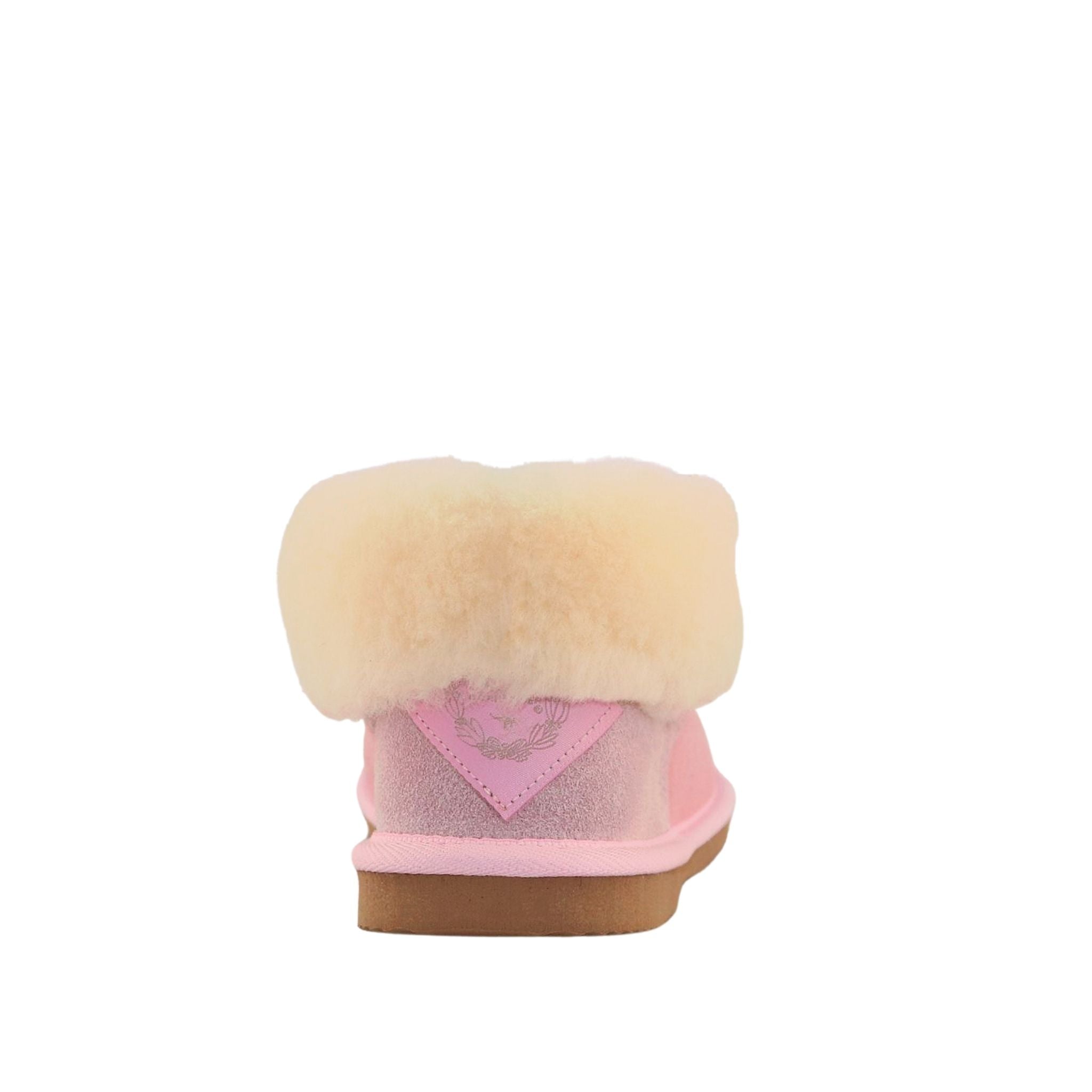 Sheepskins Downunder Classic Princess Pink Back Womens Australian Made Sheepskin UGG Slipper