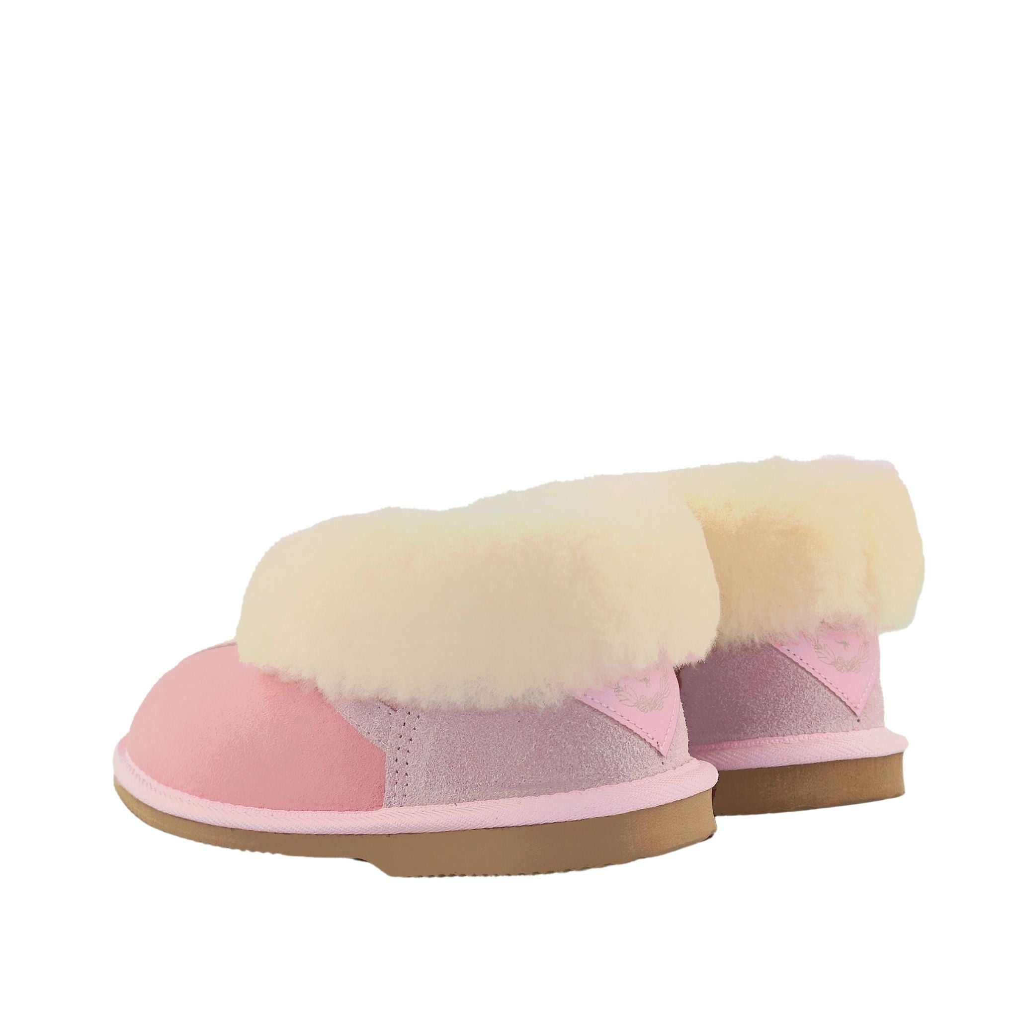 Sheepskins Downunder Classic Princess Pink Pairs Back Womens Australian Made Sheepskin UGG Slipper