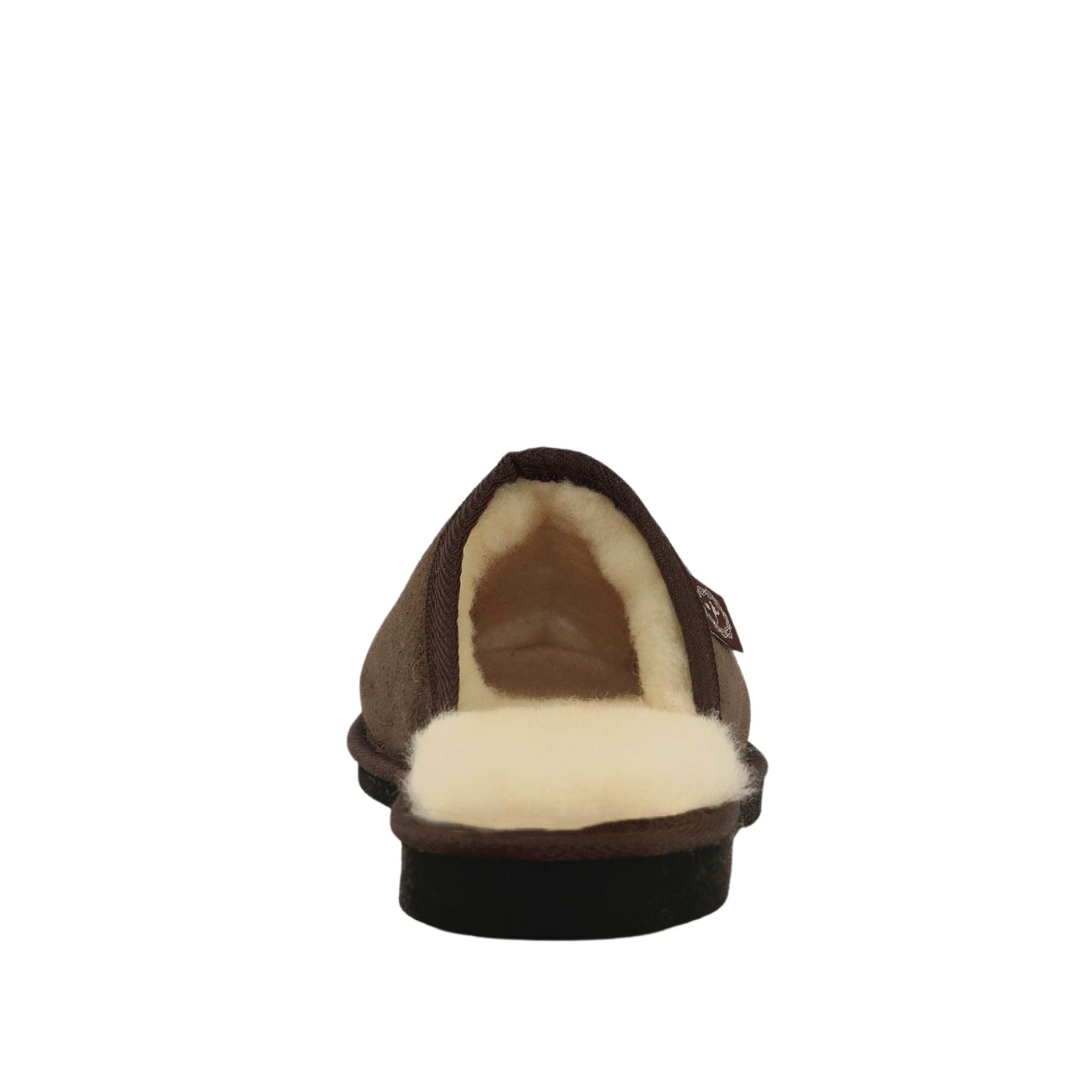 Sheepskins Downunder Classic Scuff Ian Chocolate Back Mens Australian Made Sheepskin UGG Slipper