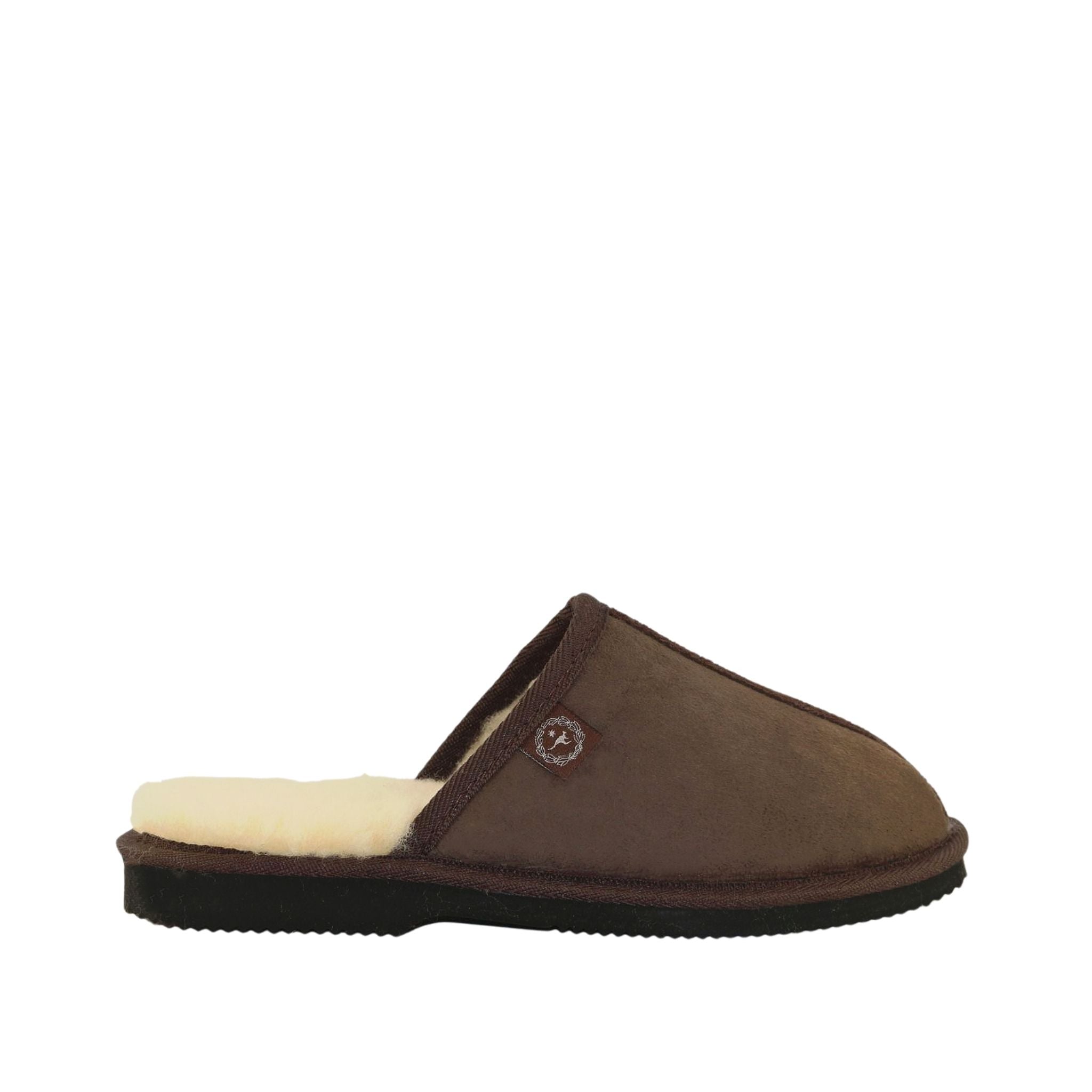 Sheepskins Downunder Classic Scuff Ian Chocolate Side Womens Australian Made Sheepskin UGG Slipper