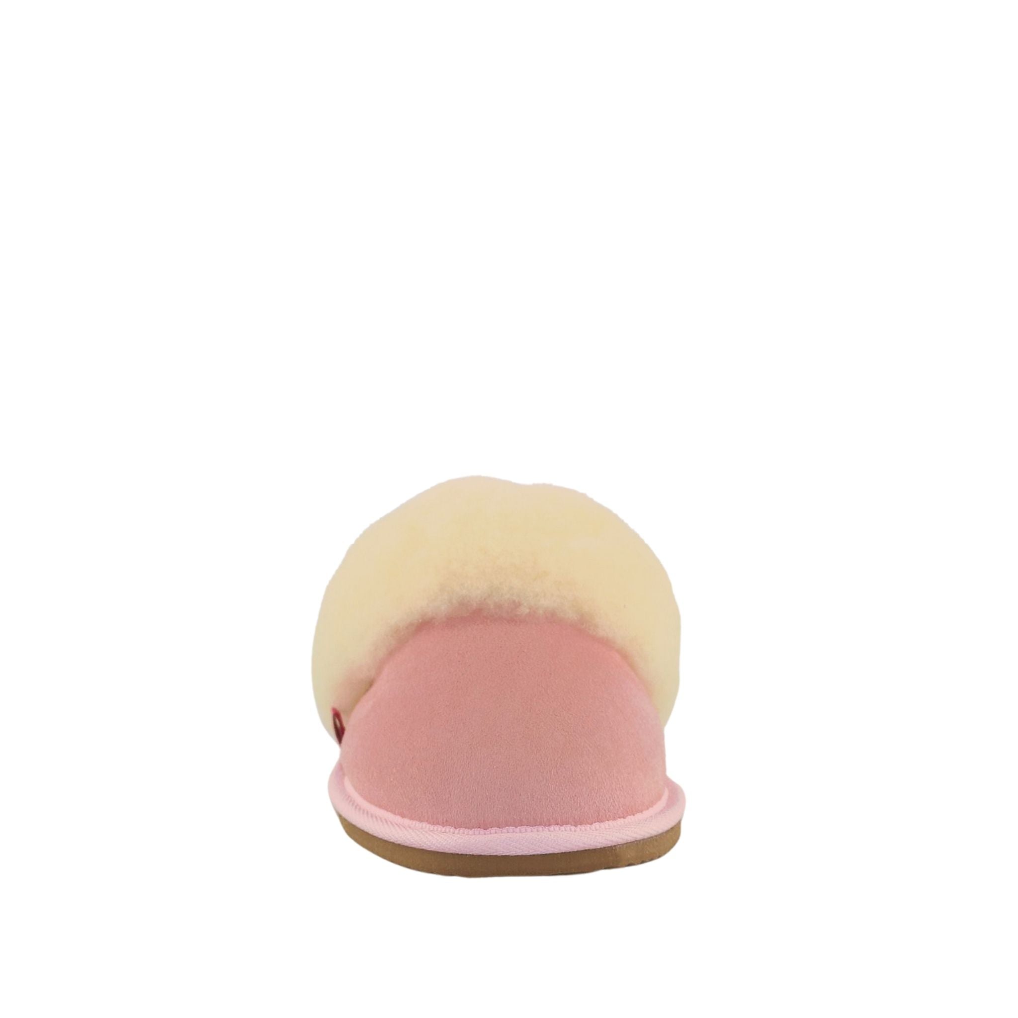 Sheepskins Downunder Classic Scuff Ladies Pink Front Womens Australian Made Sheepskin UGG Slipper