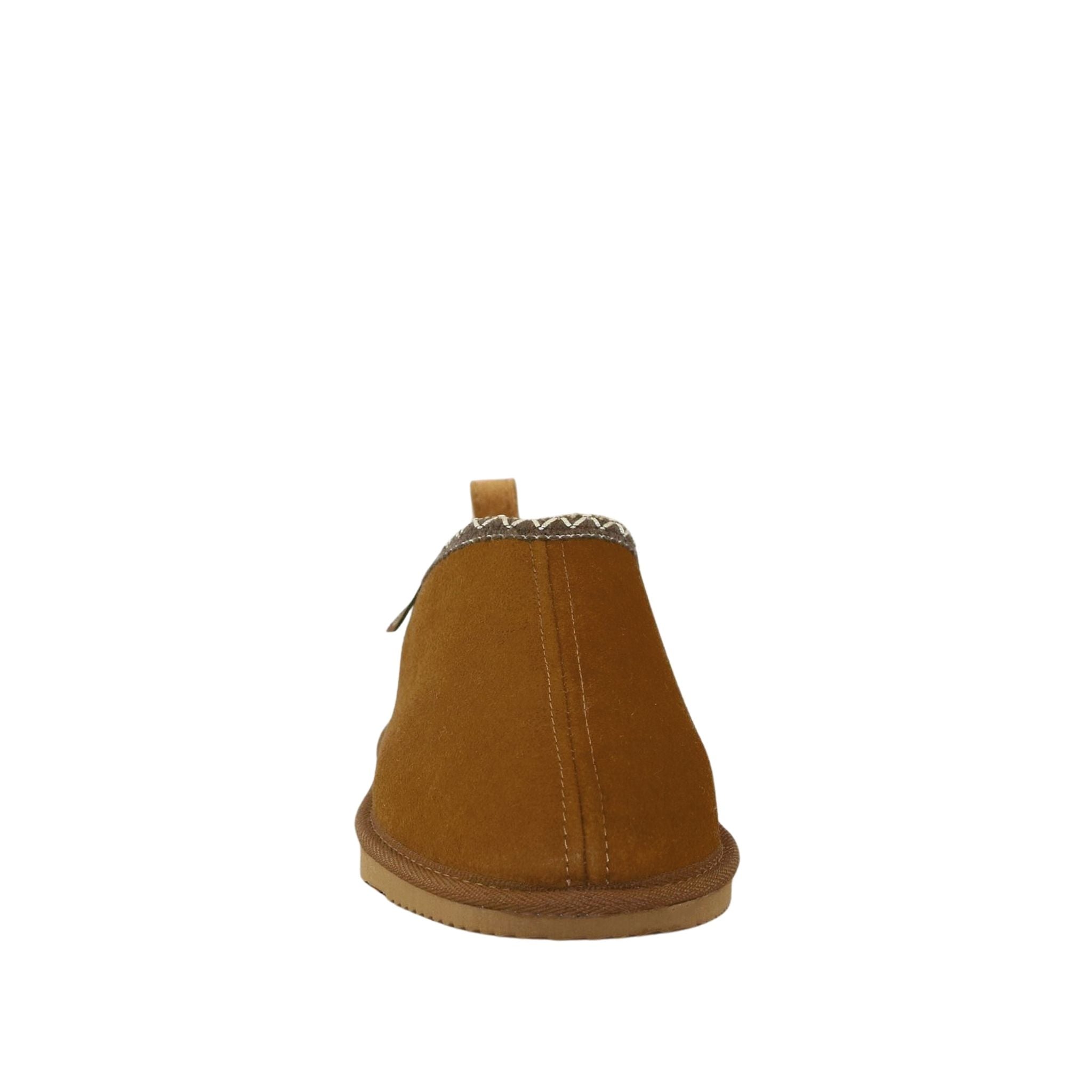 Sheepskins Downunder Classic Tasman Tazz Chestnut Chocolate Front Mens Australian Made Sheepskin UGG Slipper