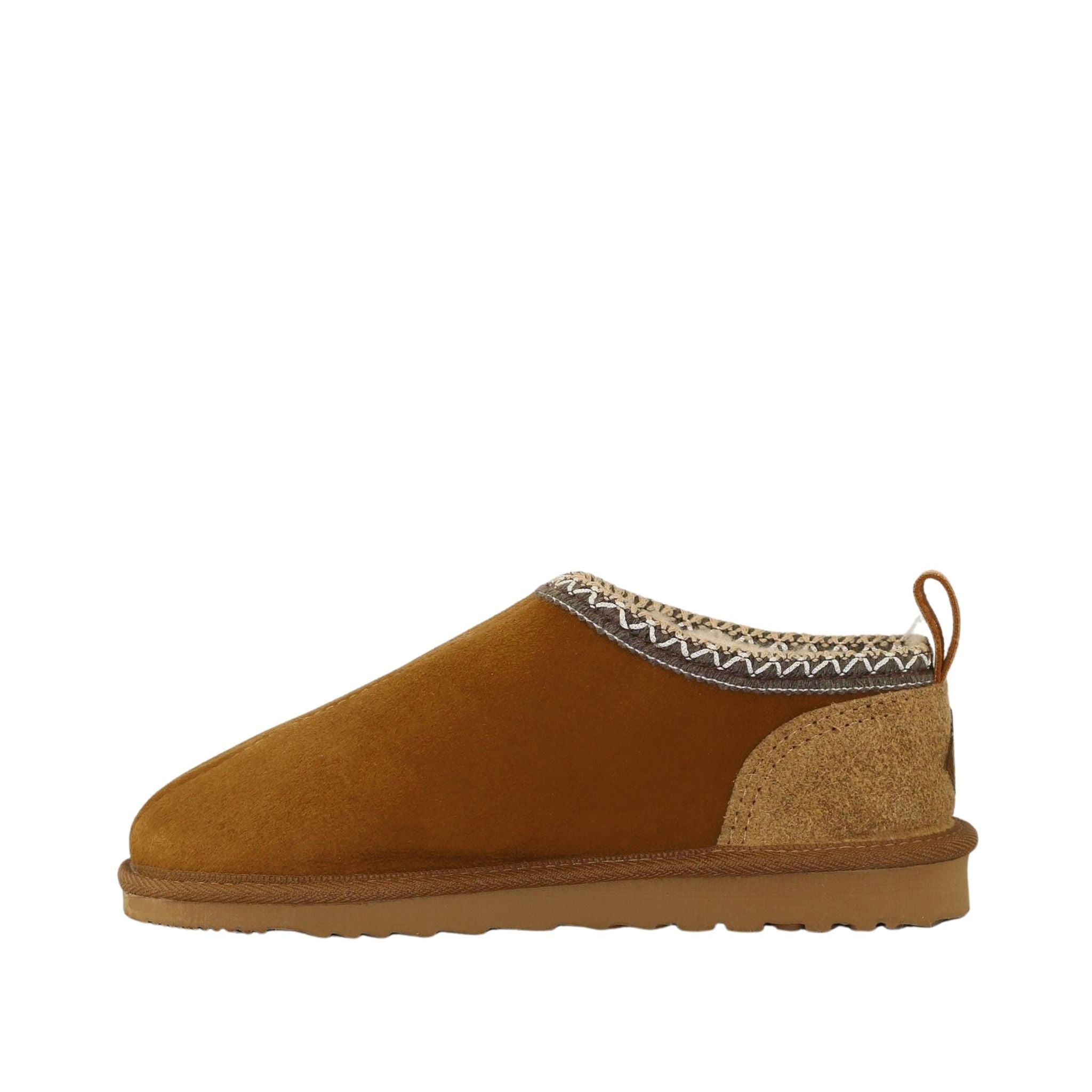 Sheepskins Downunder Classic Tasman Tazz Chestnut Chocolate Side Inner Mens Australian Made Sheepskin UGG Slipper