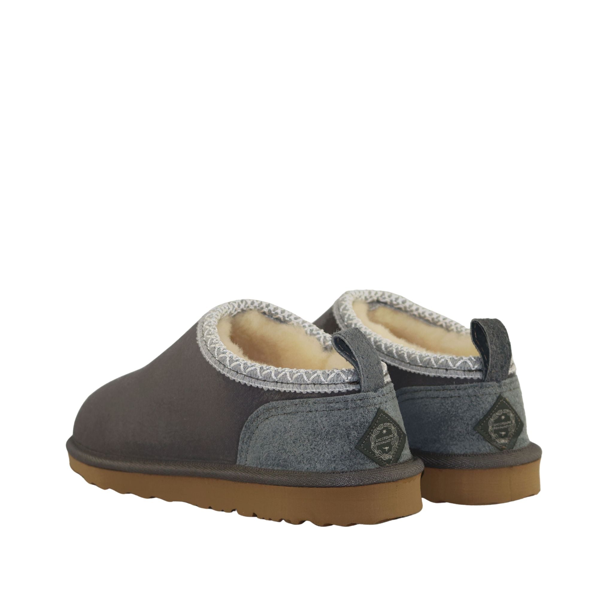Sheepskins Downunder Classic Tasman Tazz Grey Grey Pairs Back Womens Australian Made Sheepskin UGG Boot