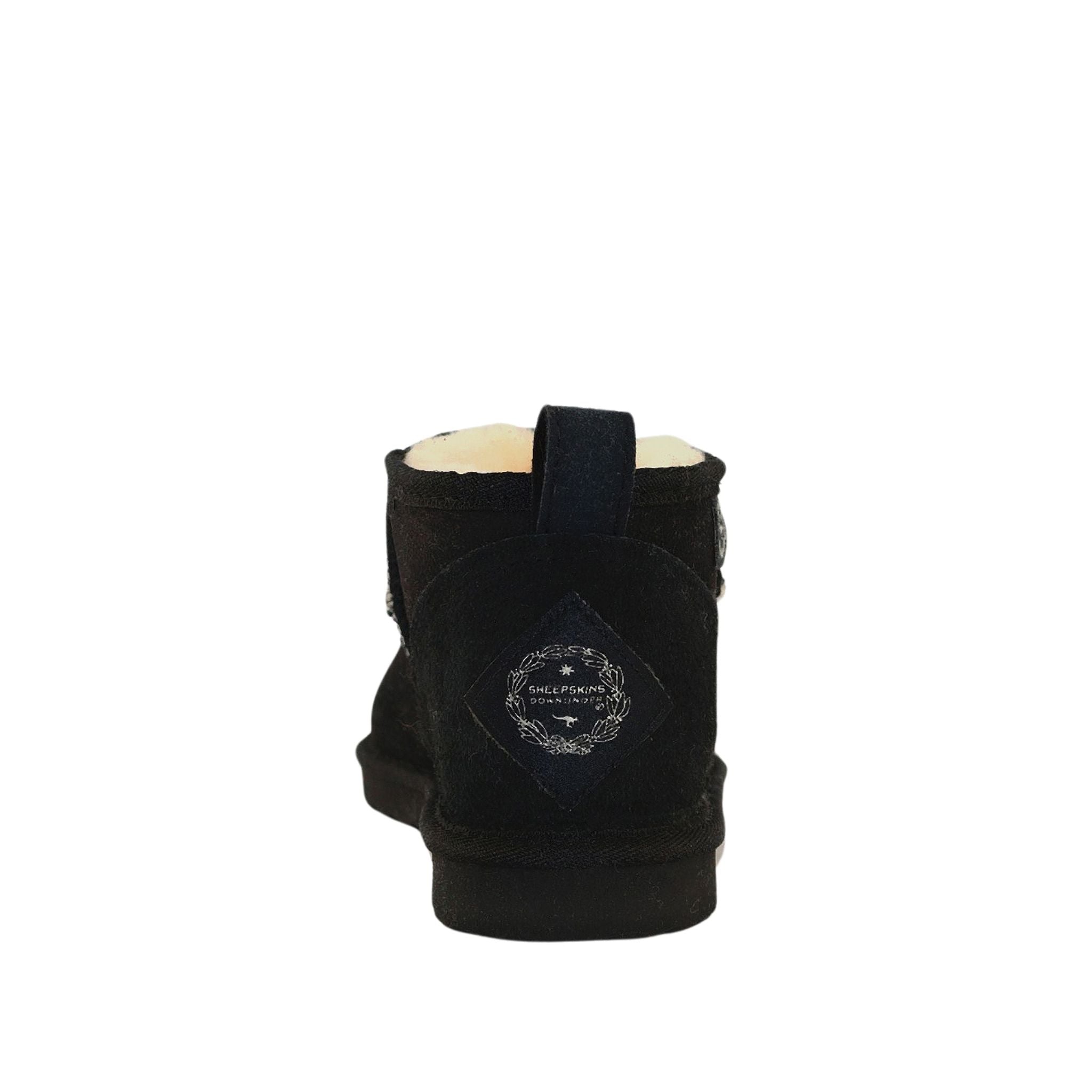 Sheepskins Downunder Classic Ultra Black Back Mens Australian Made Sheepskin UGG Boot
