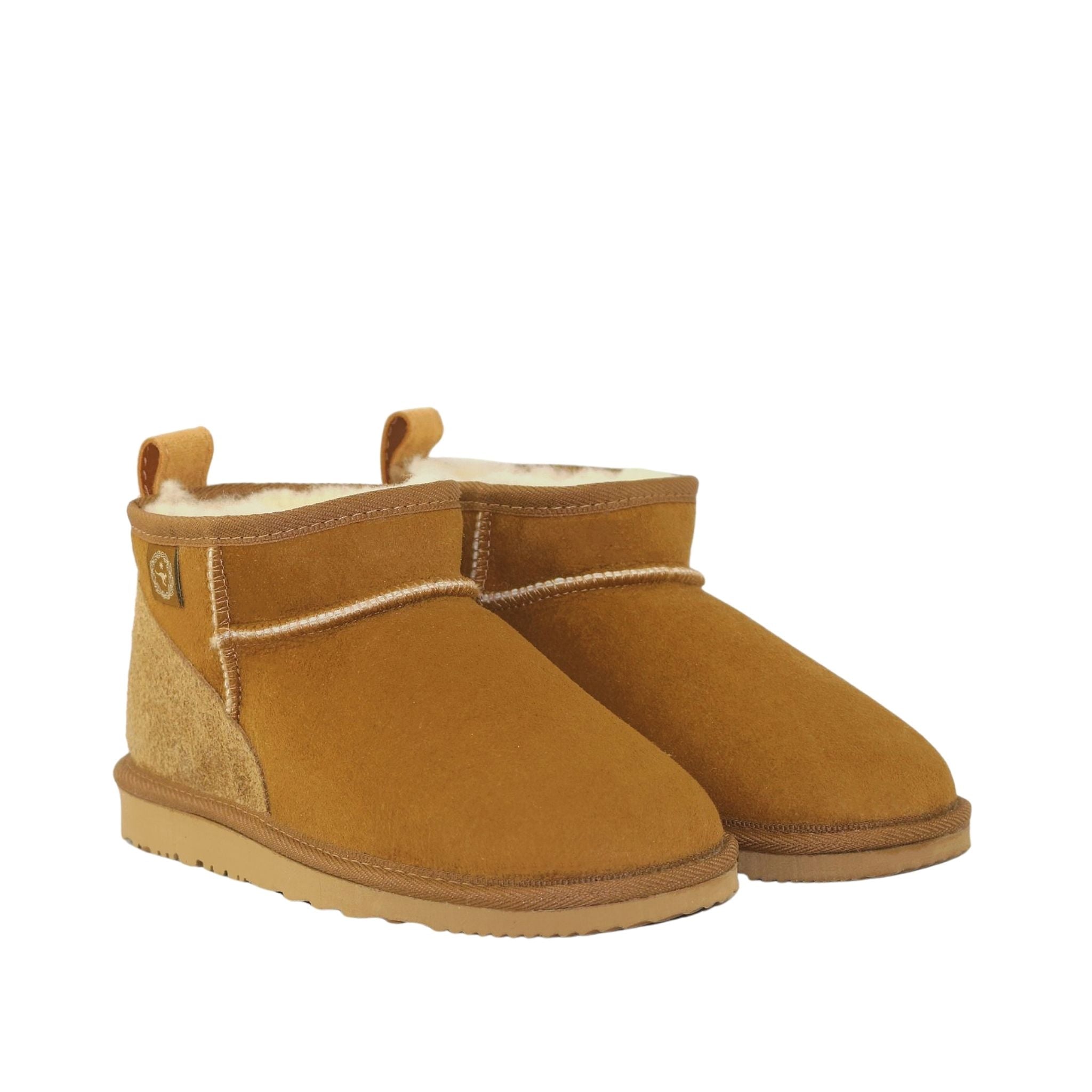 Sheepskins Downunder Classic Ultra Chestnut Pairs Front Womens Australian Made Sheepskin UGG Boot