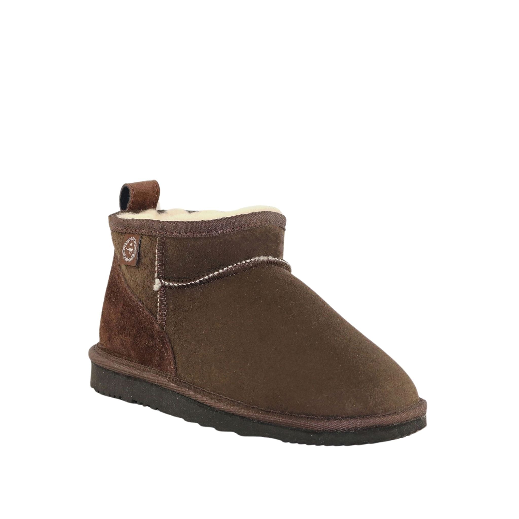 Sheepskins Downunder Classic Ultra Chocolate Front 120 Womens Australian Made Sheepskin UGG Boot