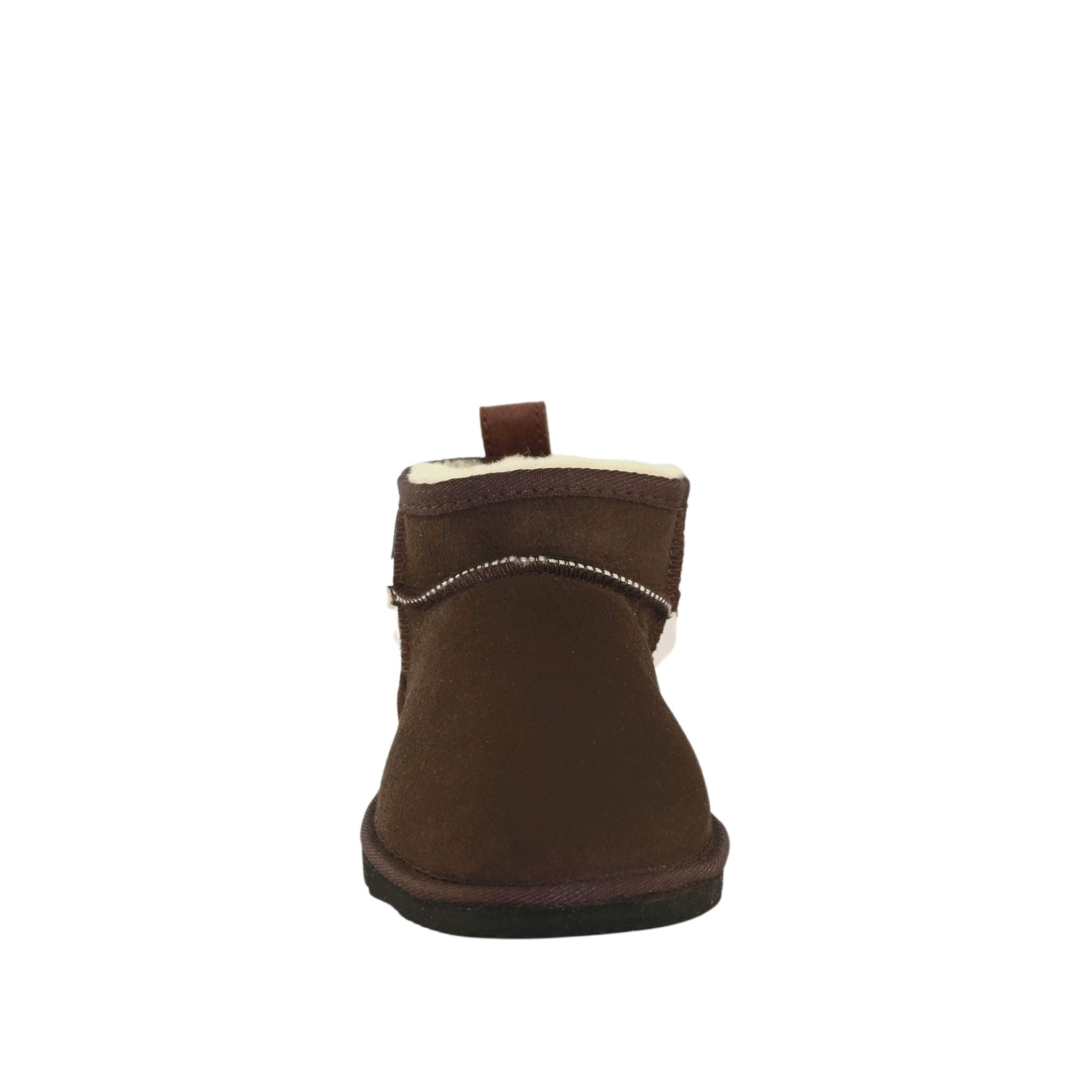 Sheepskins Downunder Classic Ultra Chocolate Front Womens Australian Made Sheepskin UGG Boot