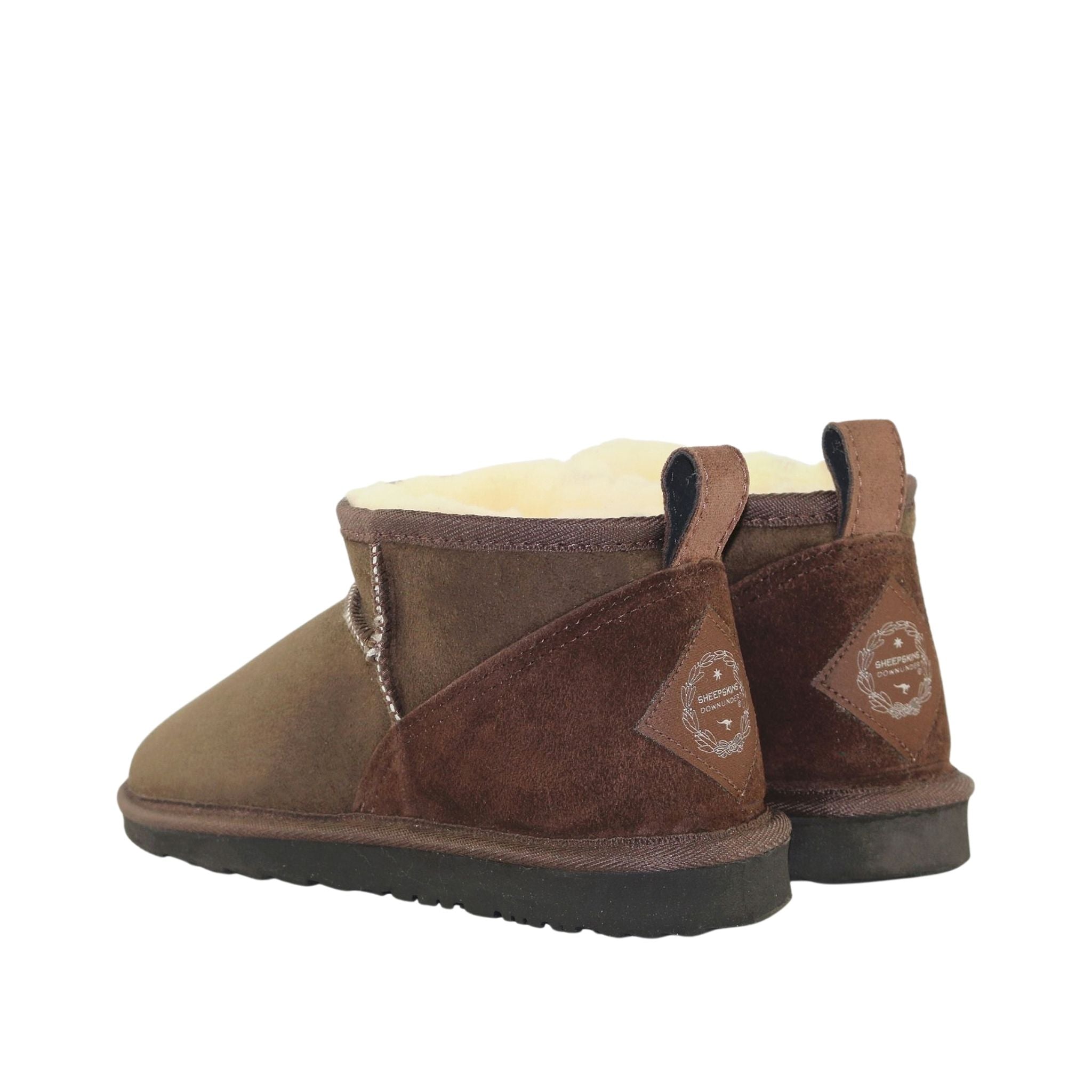 Sheepskins Downunder Classic Ultra Chocolate Pairs Back Mens Australian Made Sheepskin UGG Boot