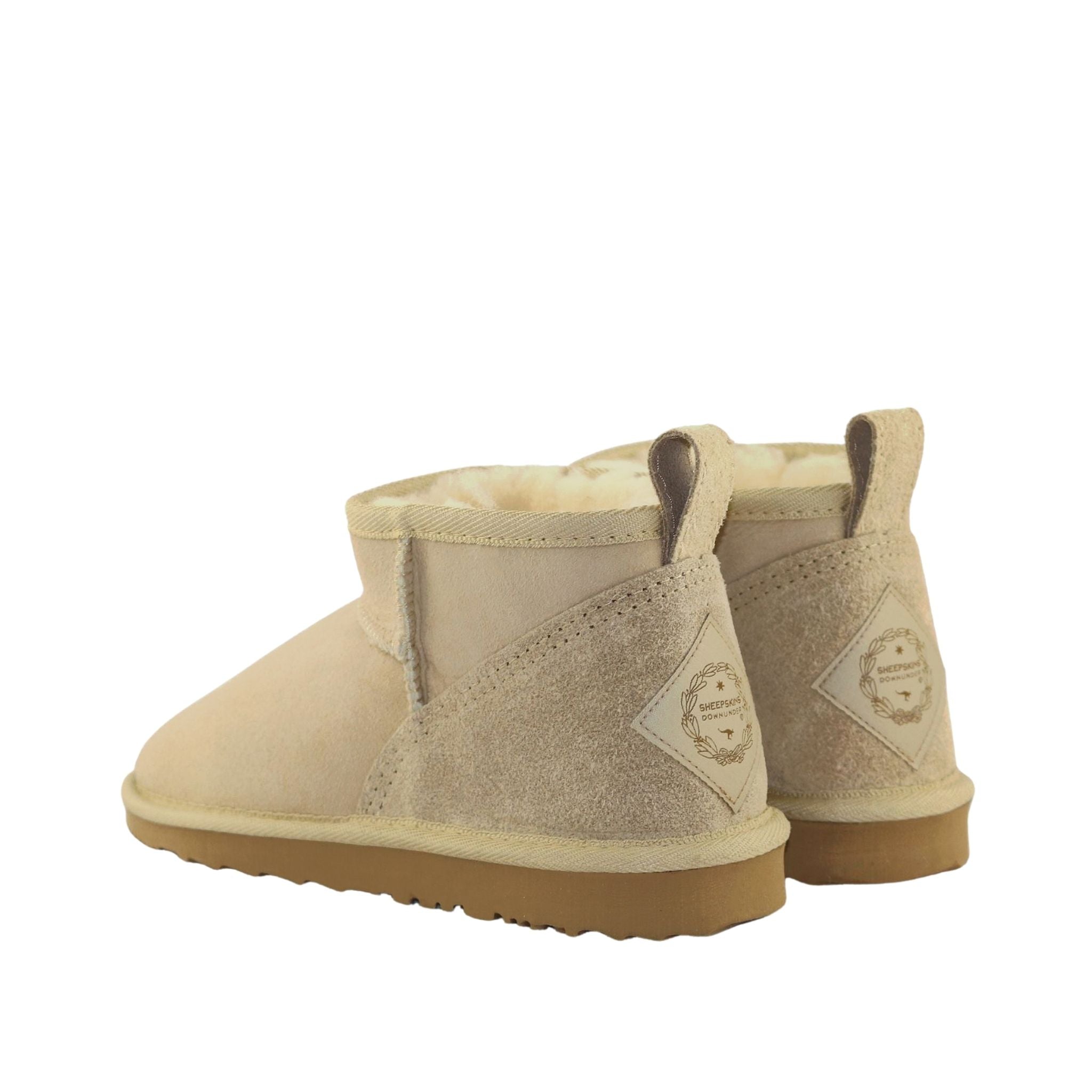 Sheepskins Downunder Classic Ultra Sand Pairs Back Womens Australian Made Sheepskin UGG Boot