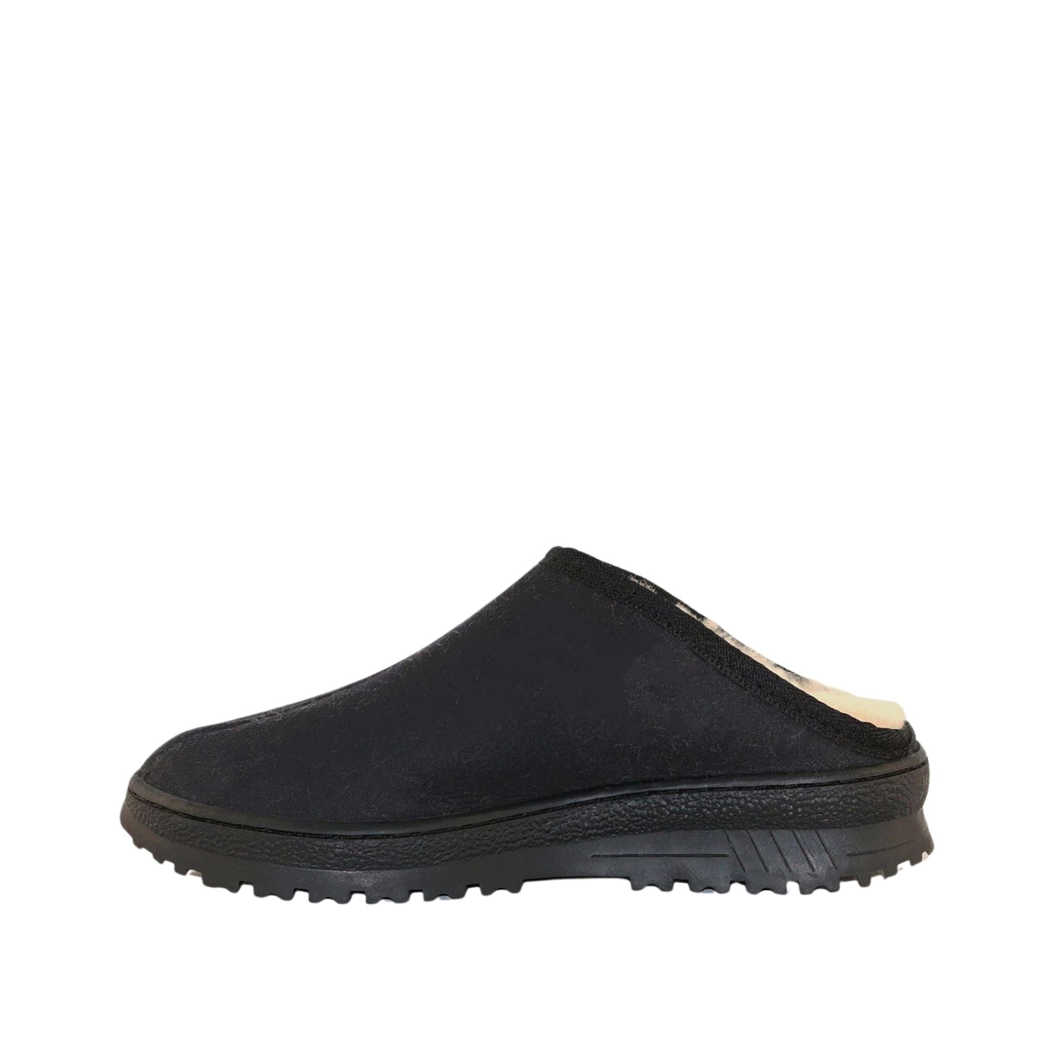 Sheepskins Downunder Luxury Bondi Bobi Black Side Inner Mens Australian Made Sheepskin UGG Slippers