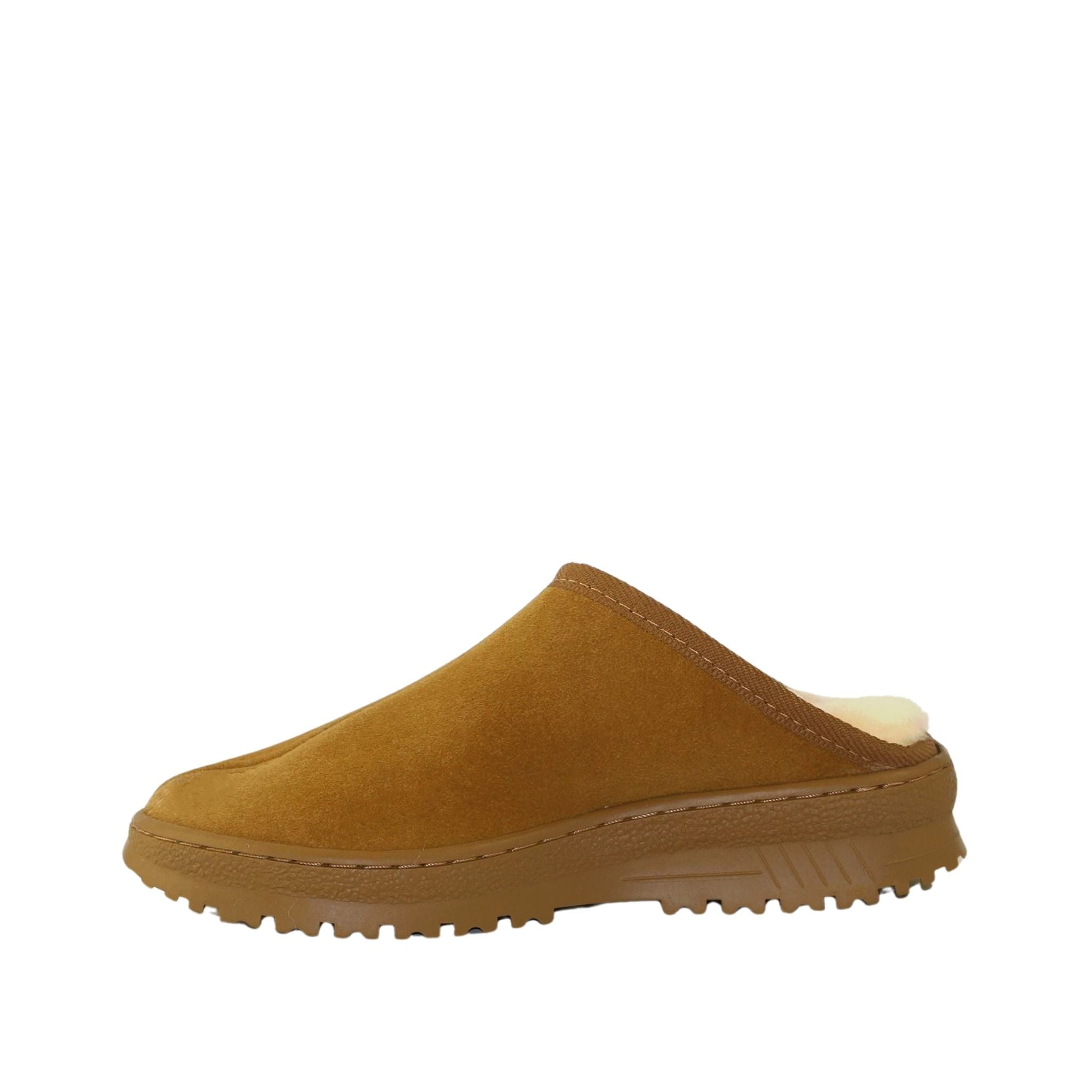 Sheepskins Downunder Luxury Bondi Bobi Chestnut Side Inner Mens Australian Made Sheepskin UGG Slippers