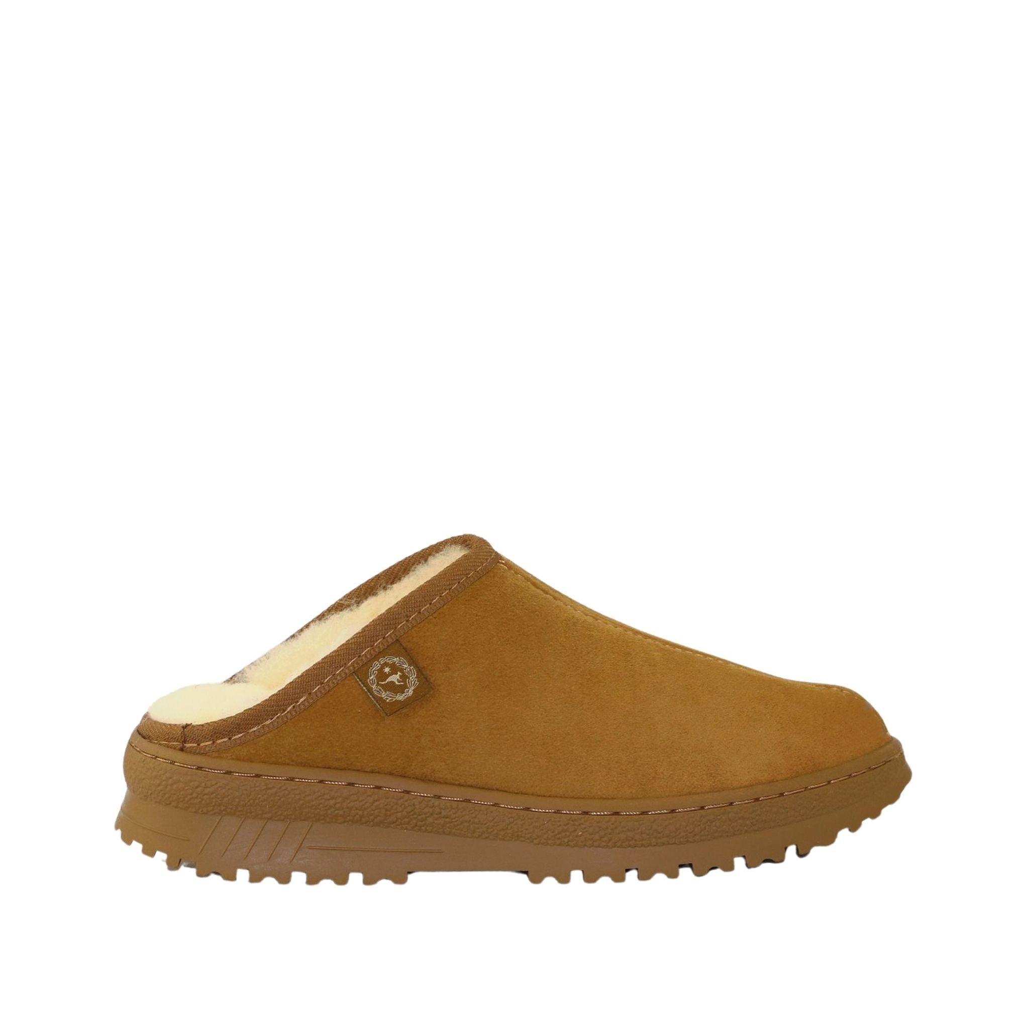 Sheepskins Downunder Luxury Bondi Bobi Chestnut Side Mens Australian Made Sheepskin UGG Slippers