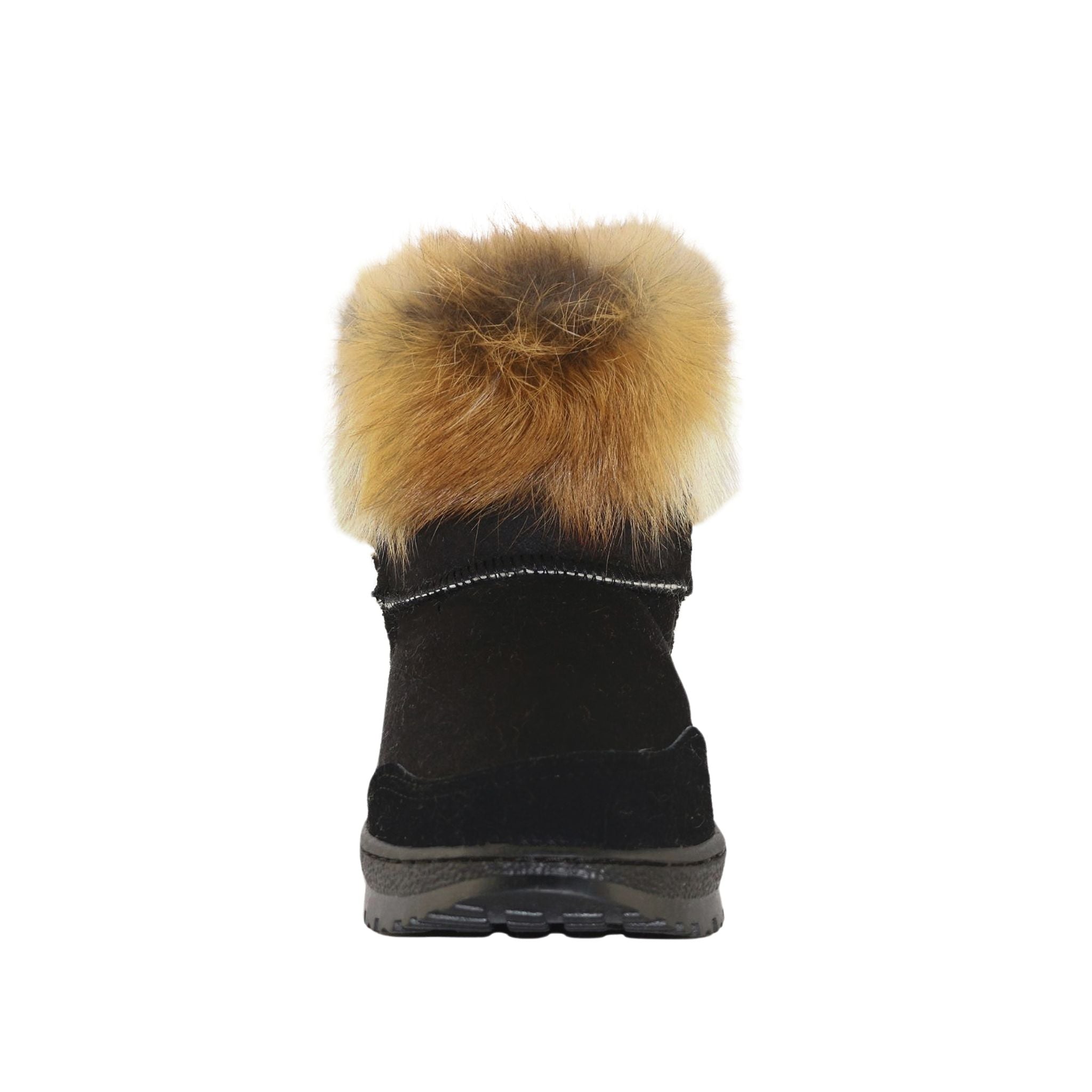 Sheepskins Downunder Luxury Bondi Fox Mini Black Red Front Womens Australian Made Sheepskin UGG Boot