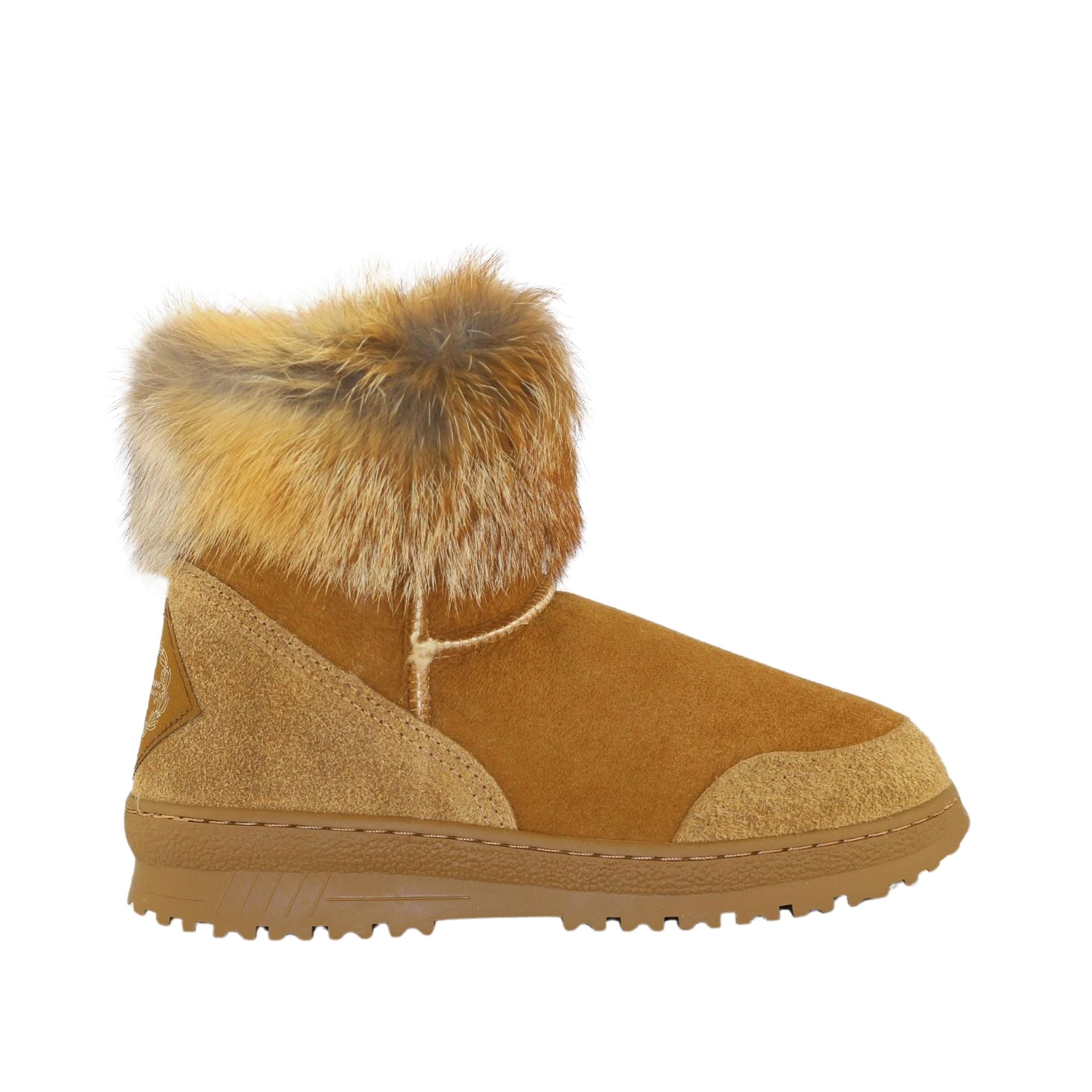 Sheepskins Downunder Luxury Bondi Fox Mini Chestnut Side Womens Australian Made Sheepskin UGG Boot