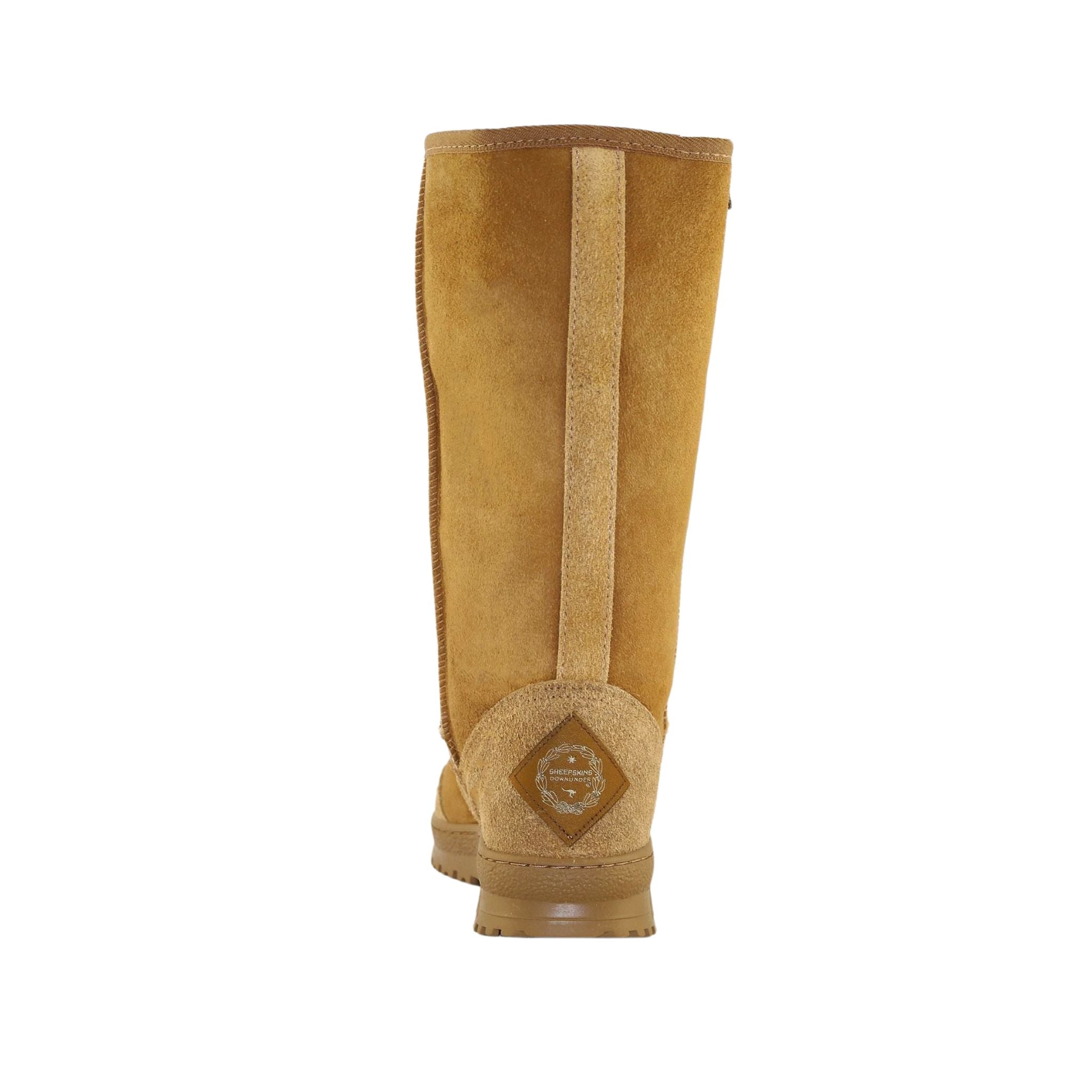 Sheepskins Downunder Luxury Bondi Long Chestnut Back Mens Australian Made Sheepskin UGG Boot