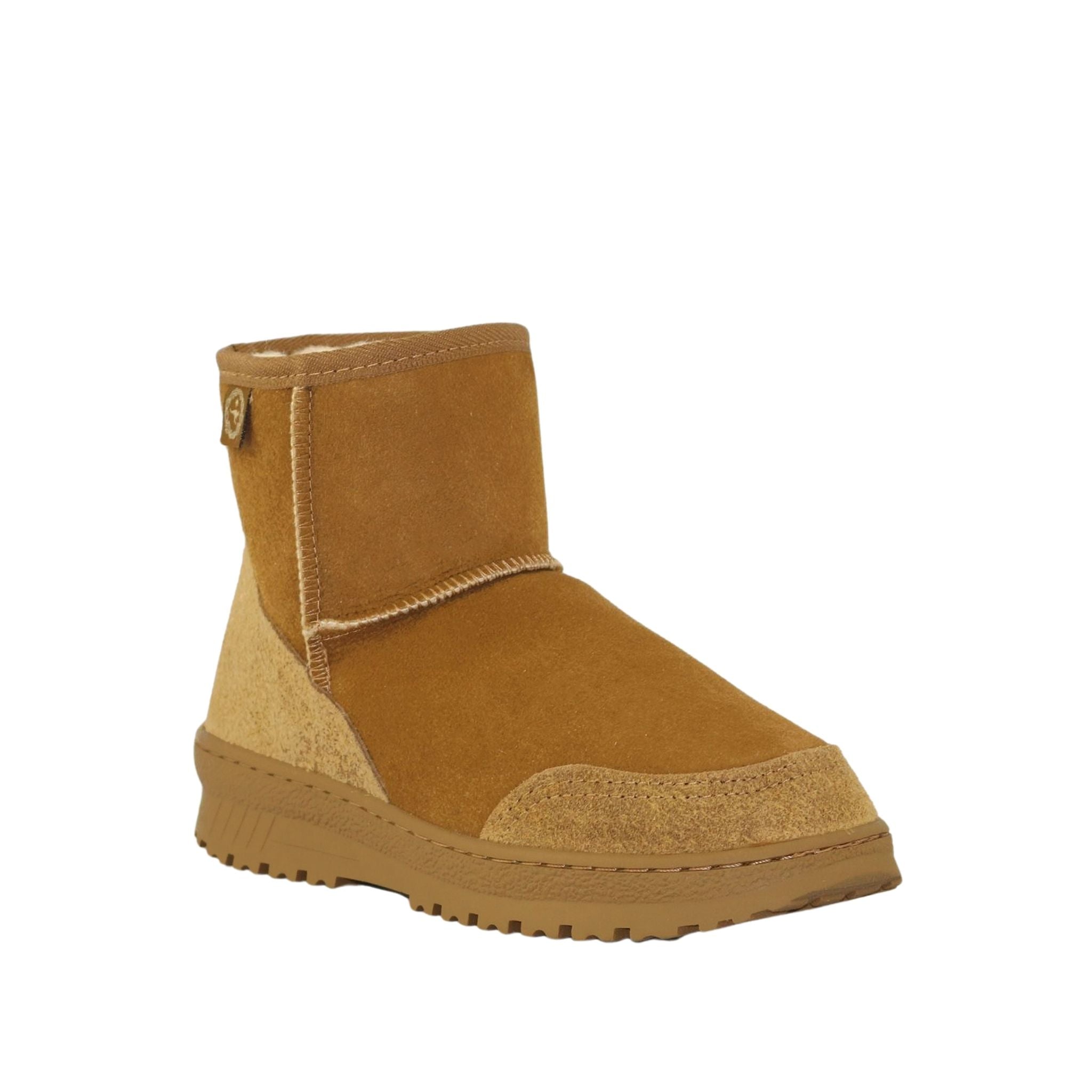 Sheepskins Downunder Luxury Bondi Mini Chestnut Front 120 Mens Australian Made Sheepskin UGG Boot