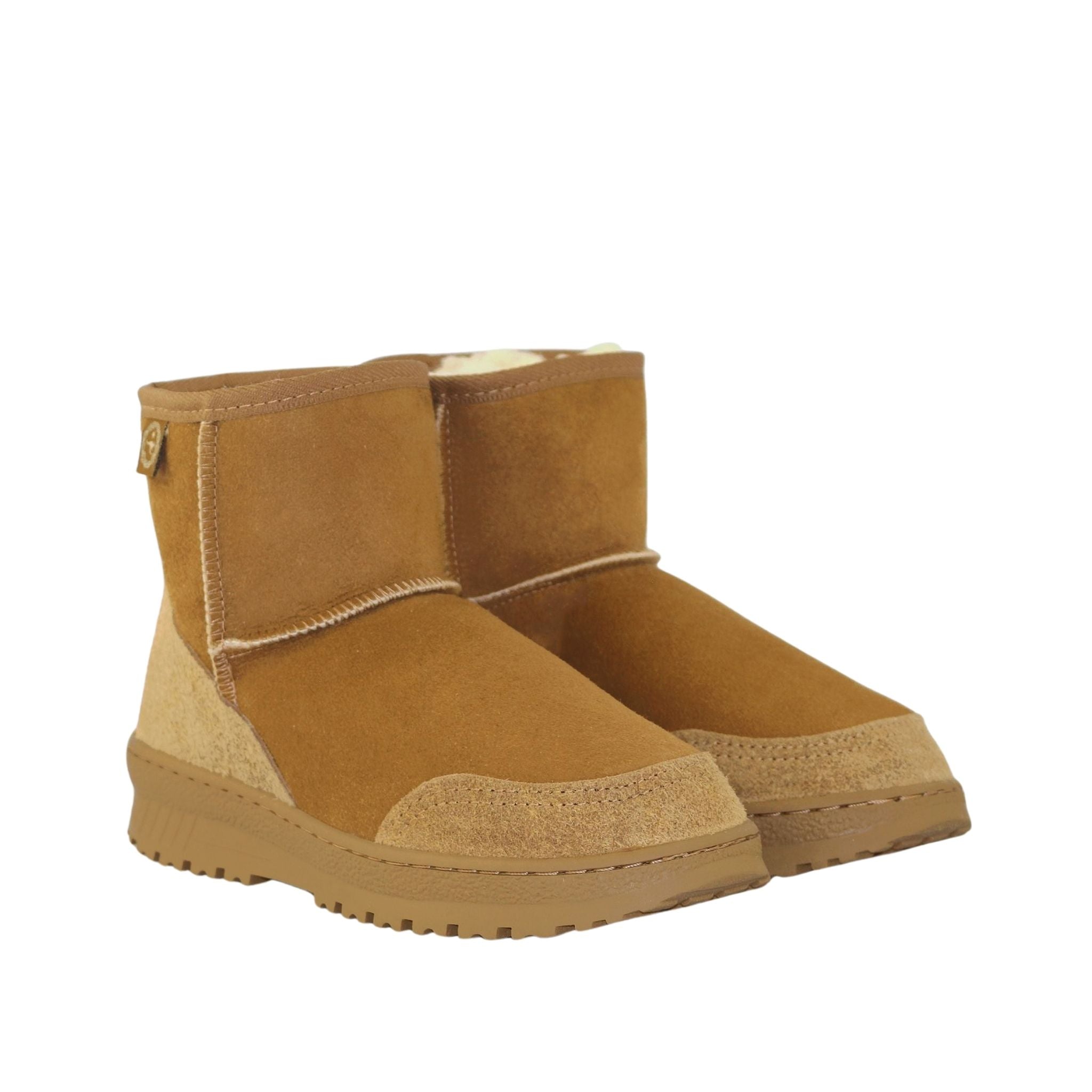 Sheepskins Downunder Luxury Bondi Mini Chestnut Pairs Front Womens Australian Made Sheepskin UGG Boot