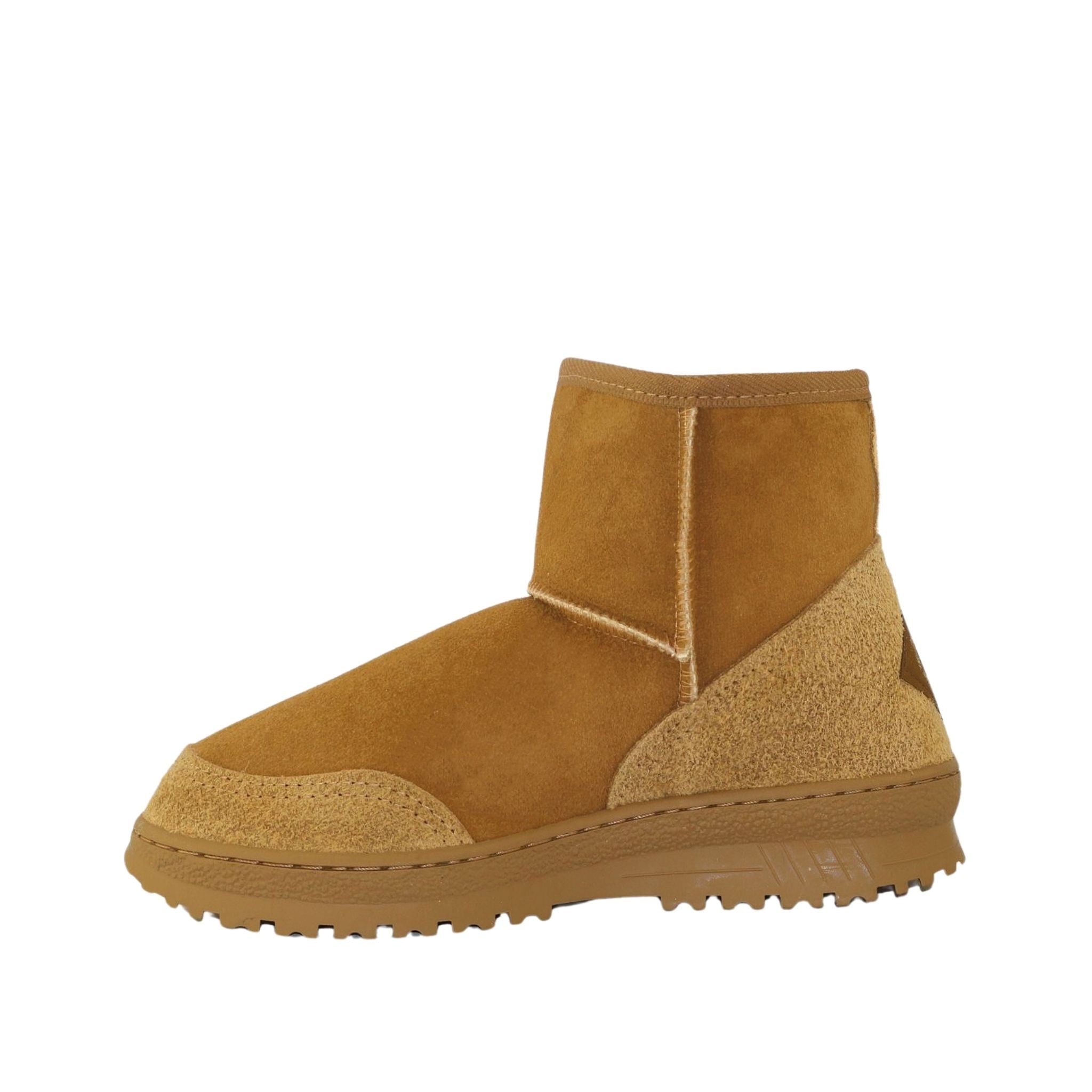 Sheepskins Downunder Luxury Bondi Mini Chestnut Side Inner Mens Australian Made Sheepskin UGG Boot