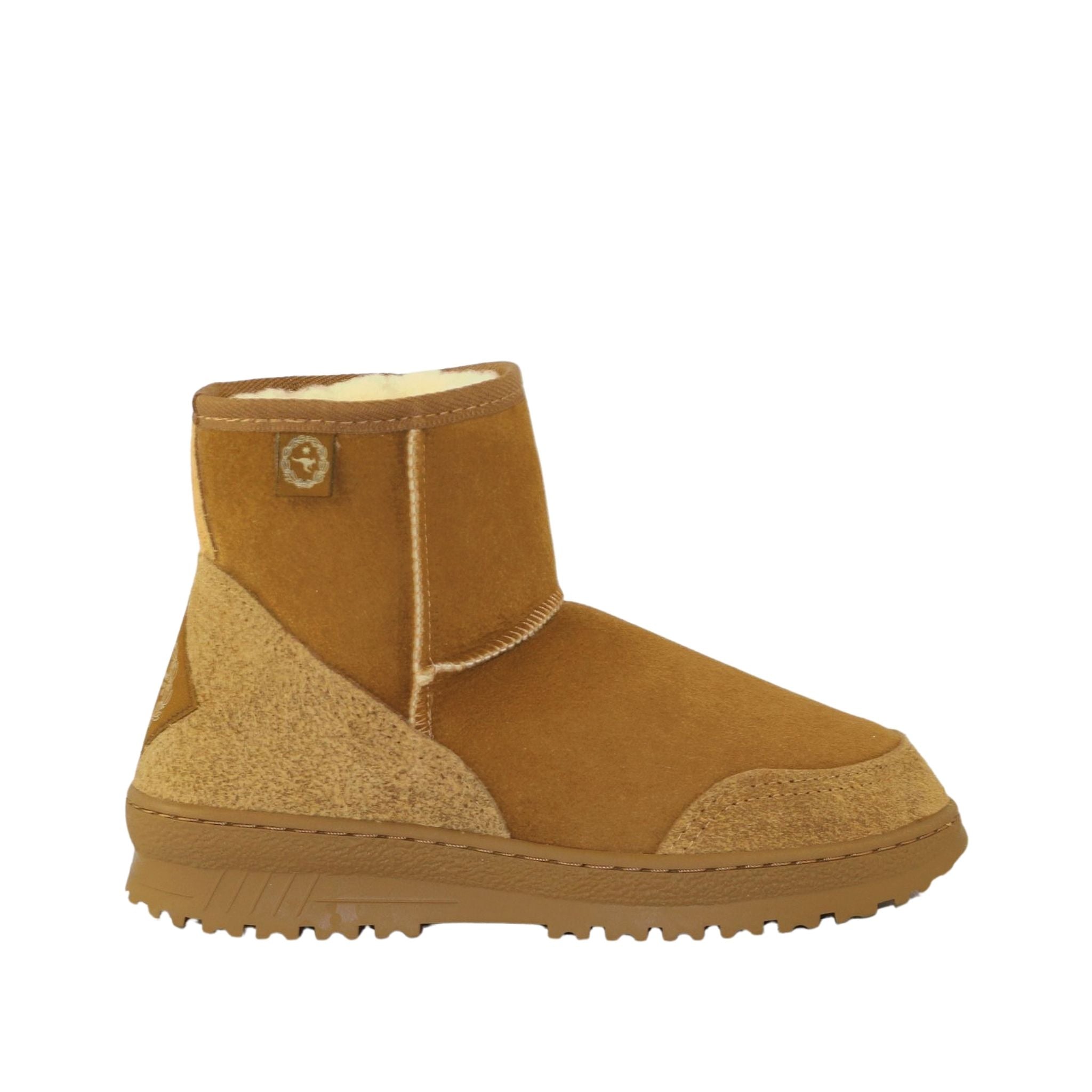 Sheepskins Downunder Luxury Bondi Mini Chestnut Side Womens Australian Made Sheepskin UGG Boot
