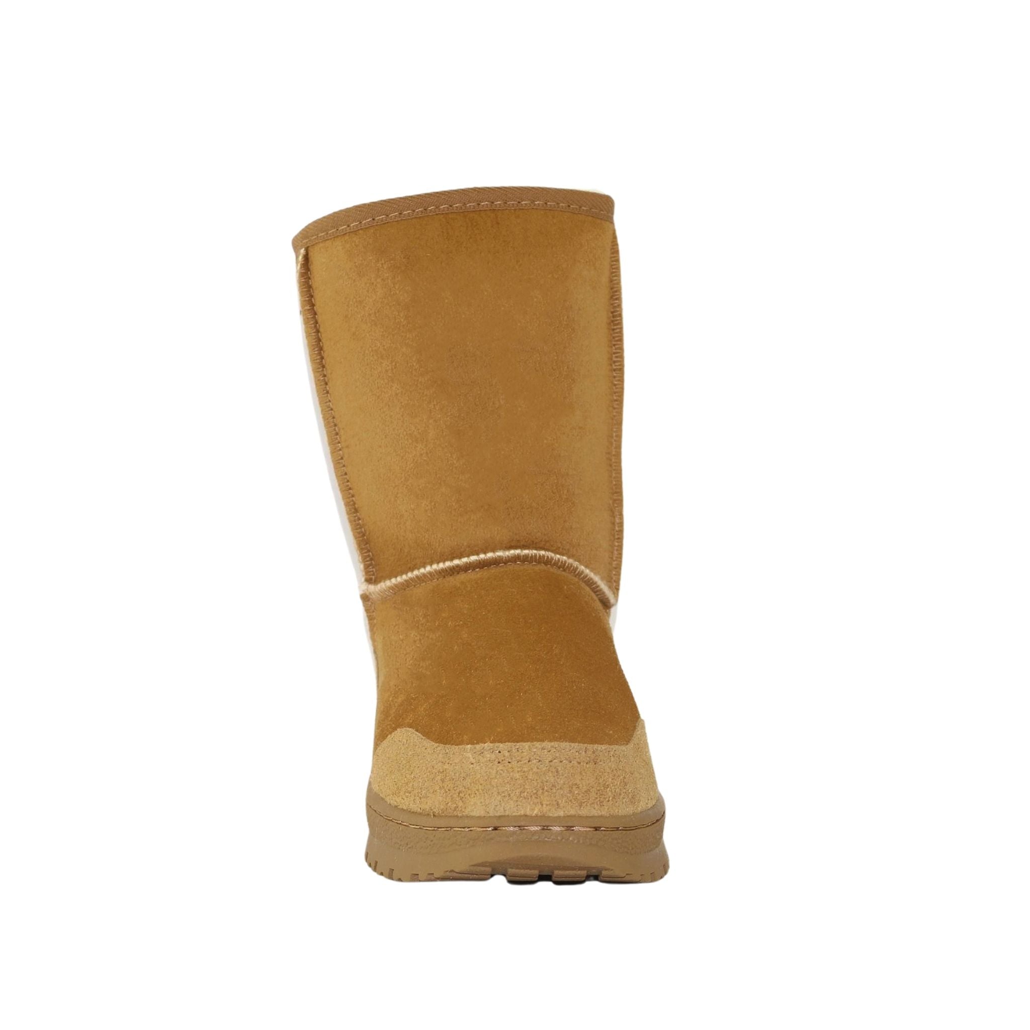 Sheepskins Downunder Luxury Bondi Short Chestnut Front Mens Australian Made Sheepskin UGG Boot