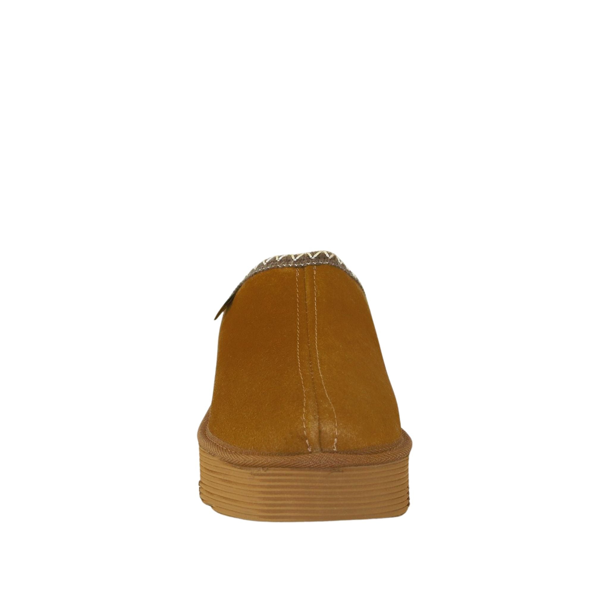 Sheepskins Downunder Platform Bobi Tazz Chestnut Chocolate Front Womens Australian Made Sheepskin UGG Slipper